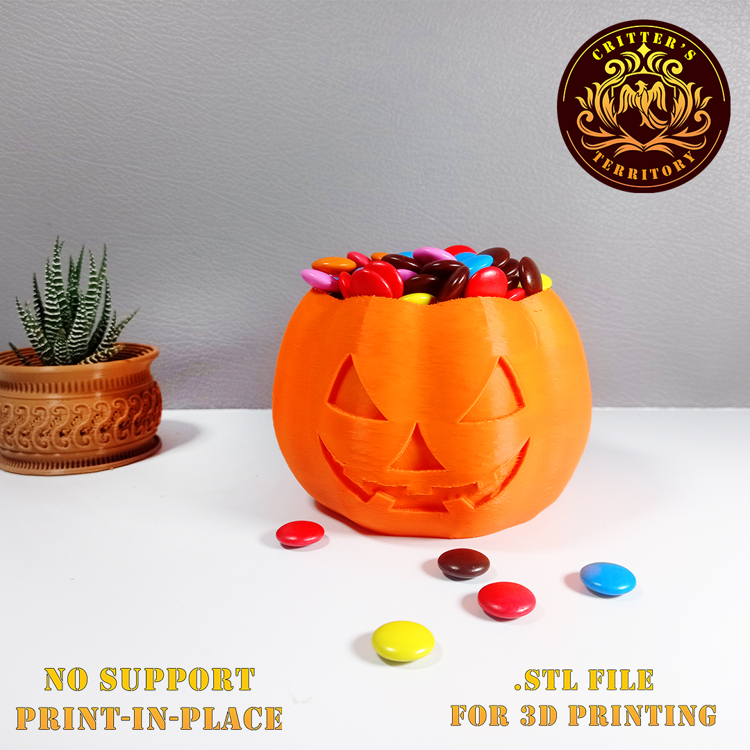 "Jack" The Candy Jar - Halloween Special - PRINT-IN-PLACE NO-SUPPORT