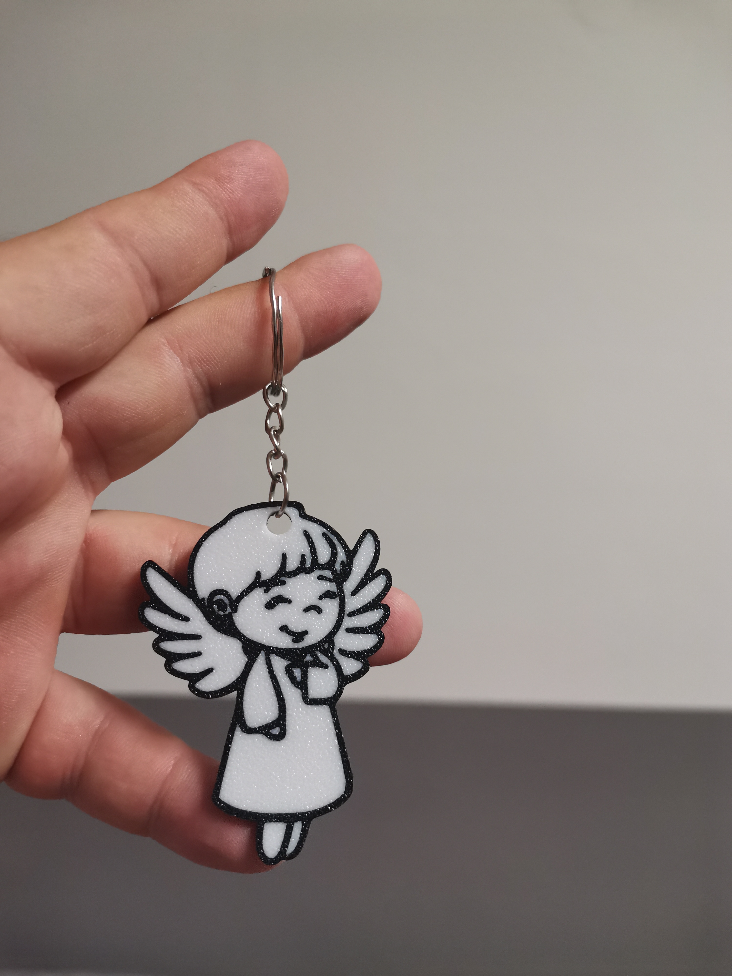Cute Angel multicolor keychain