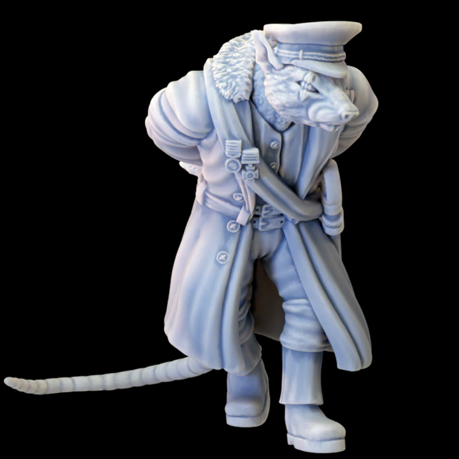 Ratfolk Officer - Guards and Generals Kickstarter