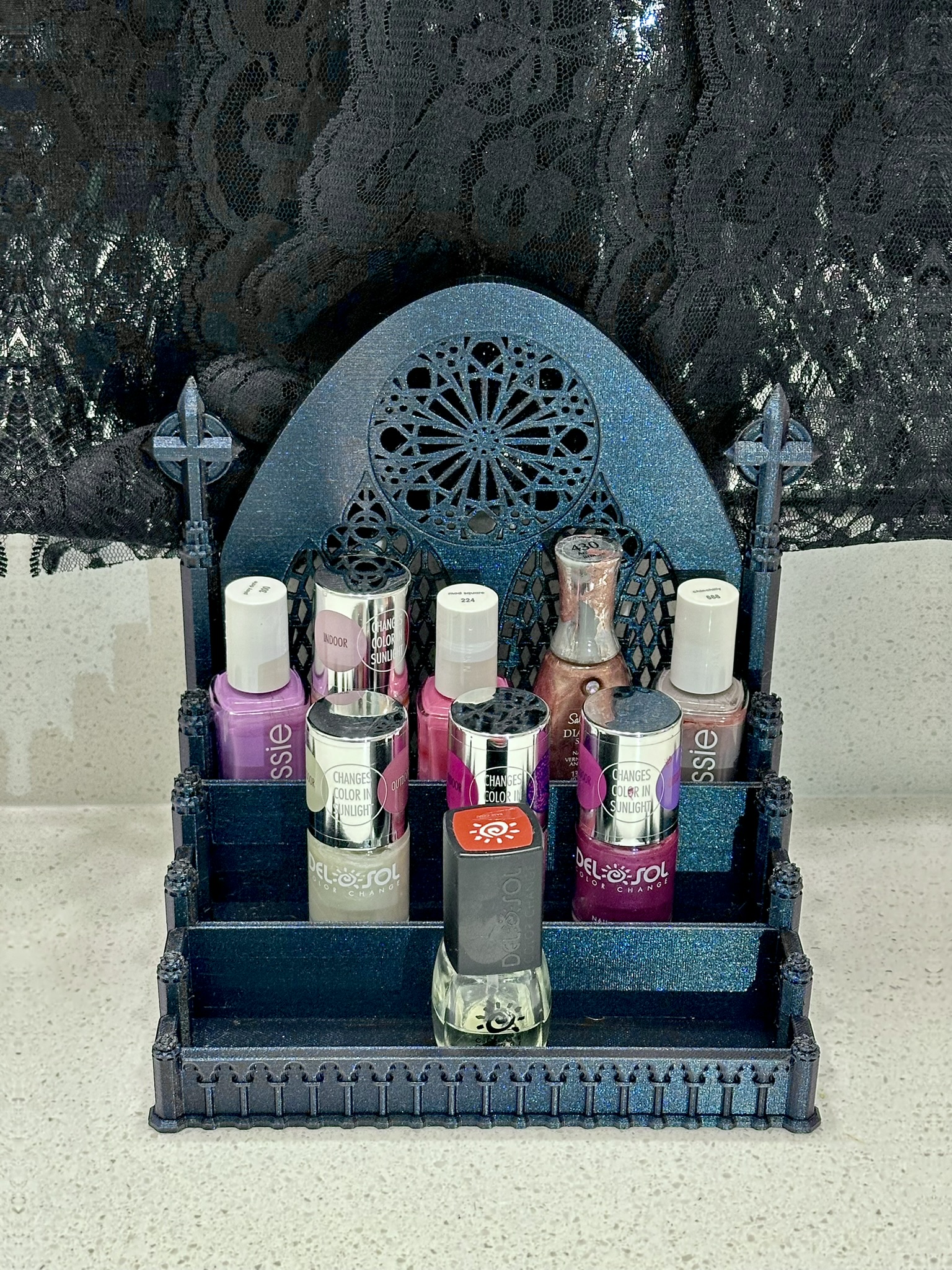 Gothic Cathedral Nail Polish Organizer