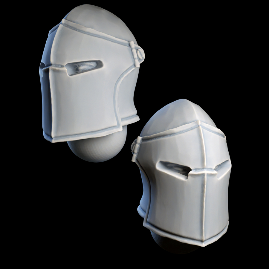 Barbuta Helmet - Modular