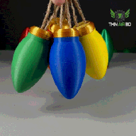 Christmas Lightbulb Ornament/Container