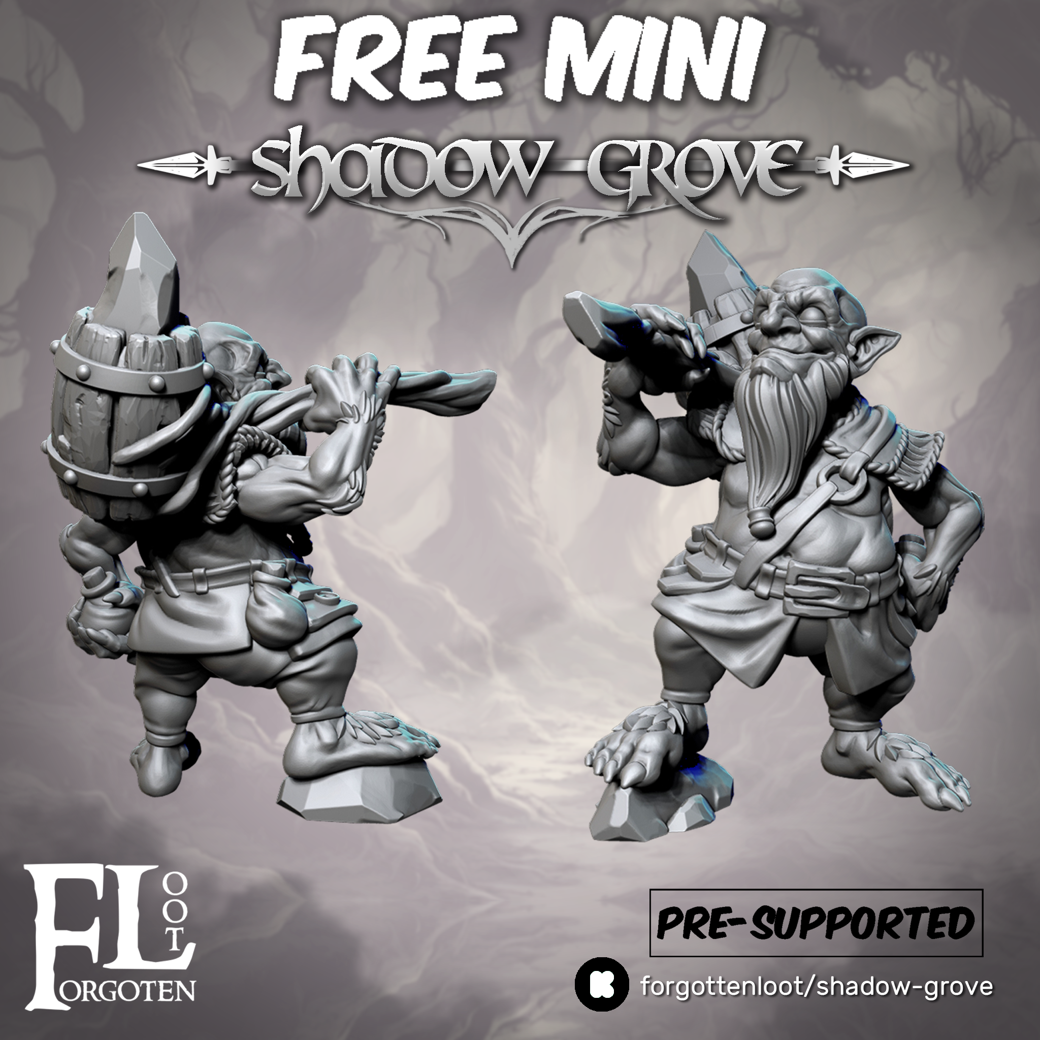FREE DOWNLOAD from ShadowGrove project REDCAP miniature