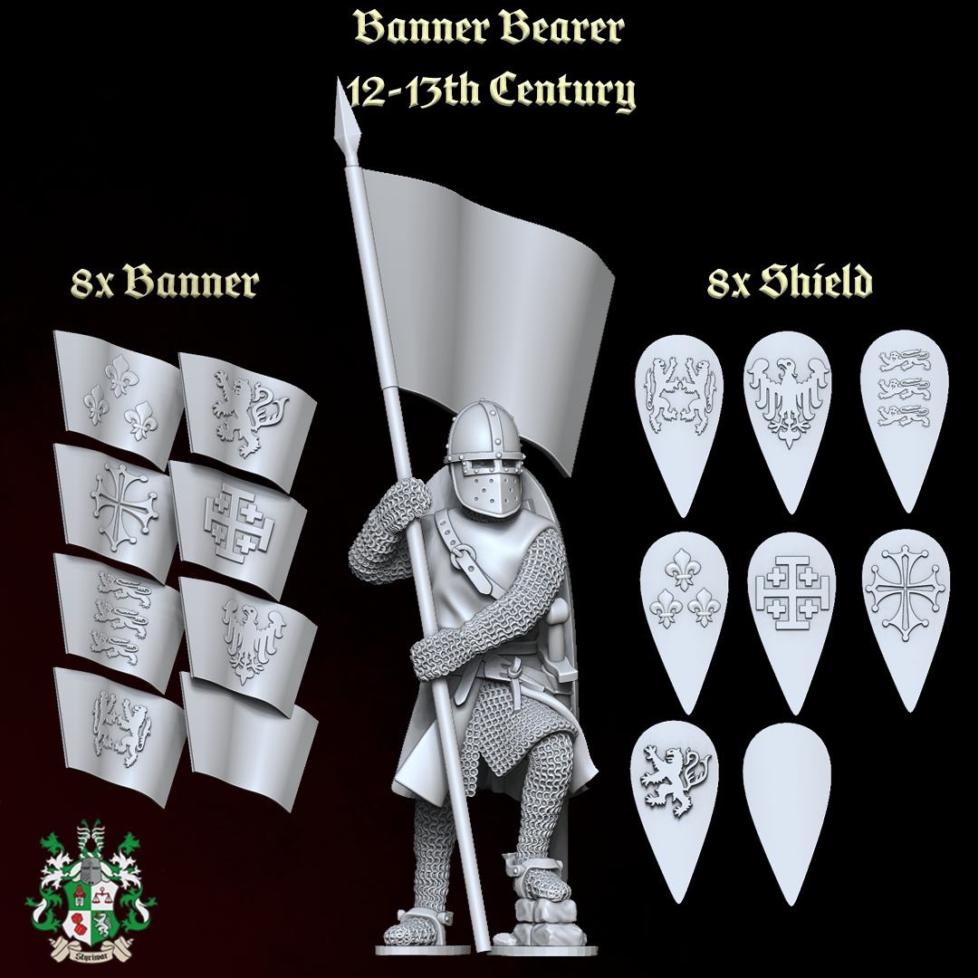 Banner Bearer 12-13th Century