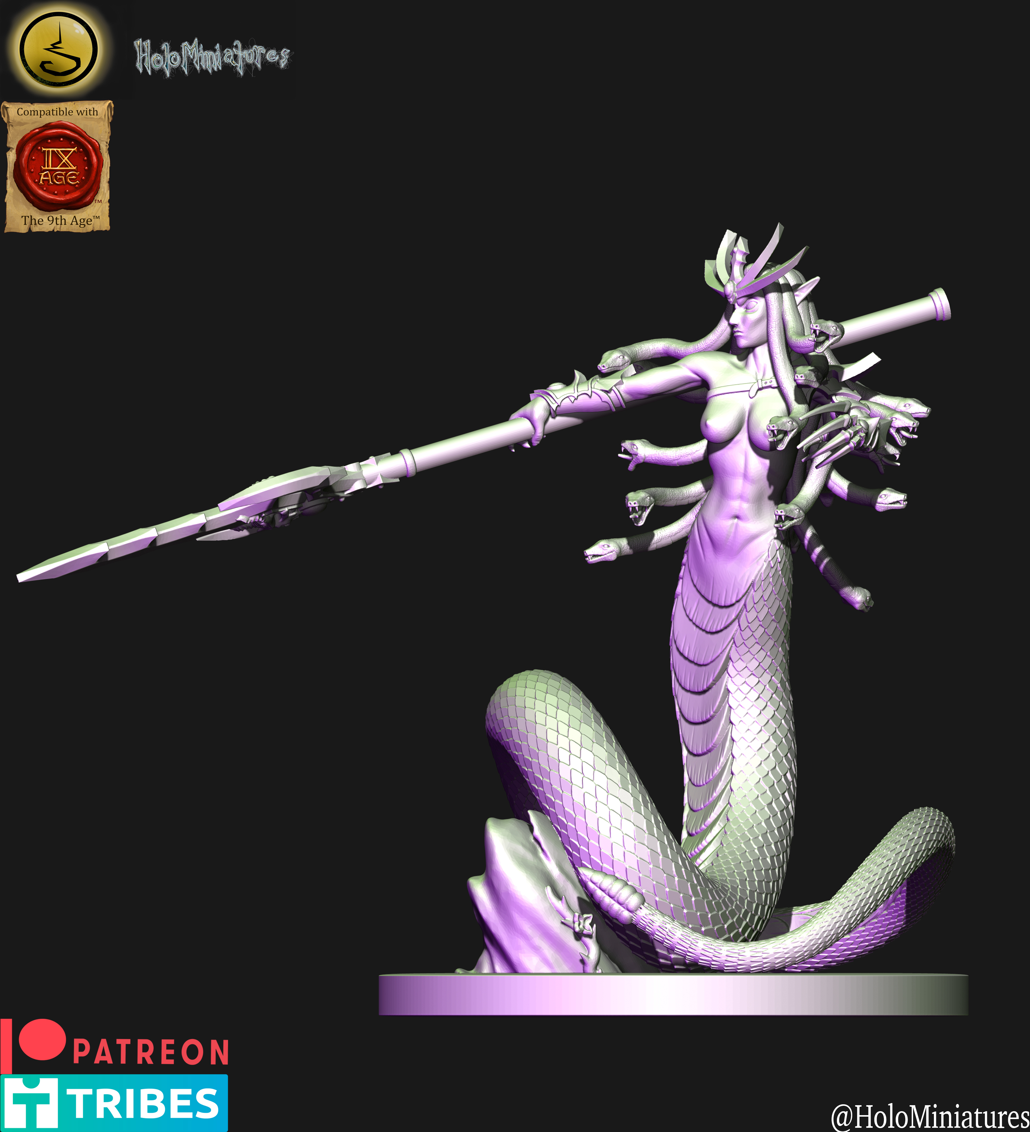 Dark elves Medusa 2 (elf)