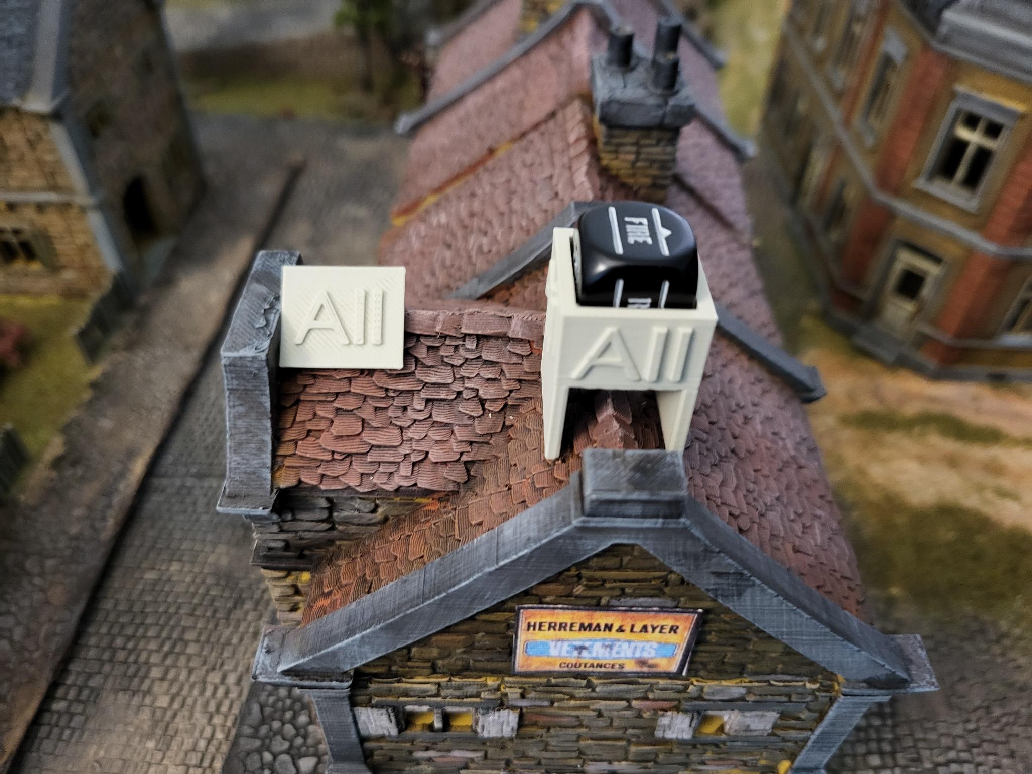 Bolt action building occupation markers