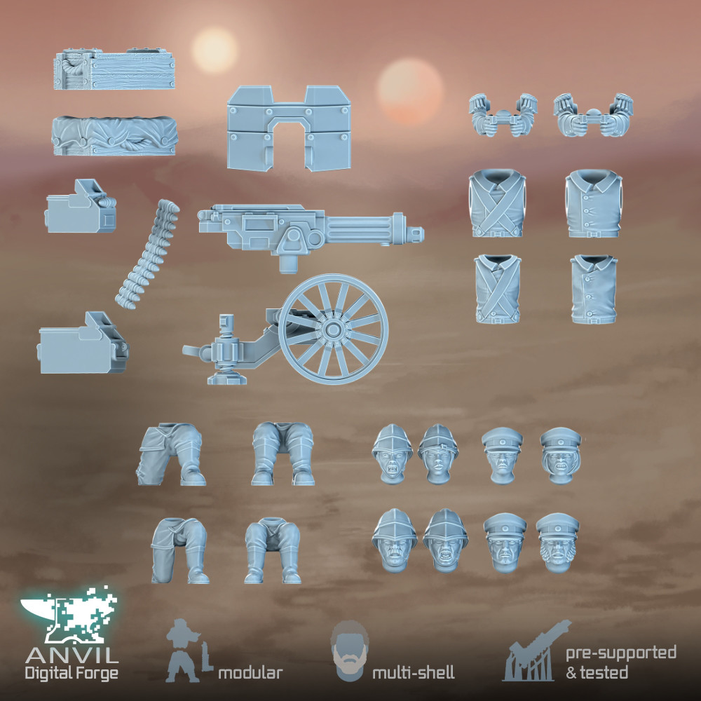 British Space Force - Modular Heavy Weapon Pack + Bonus Bits!
