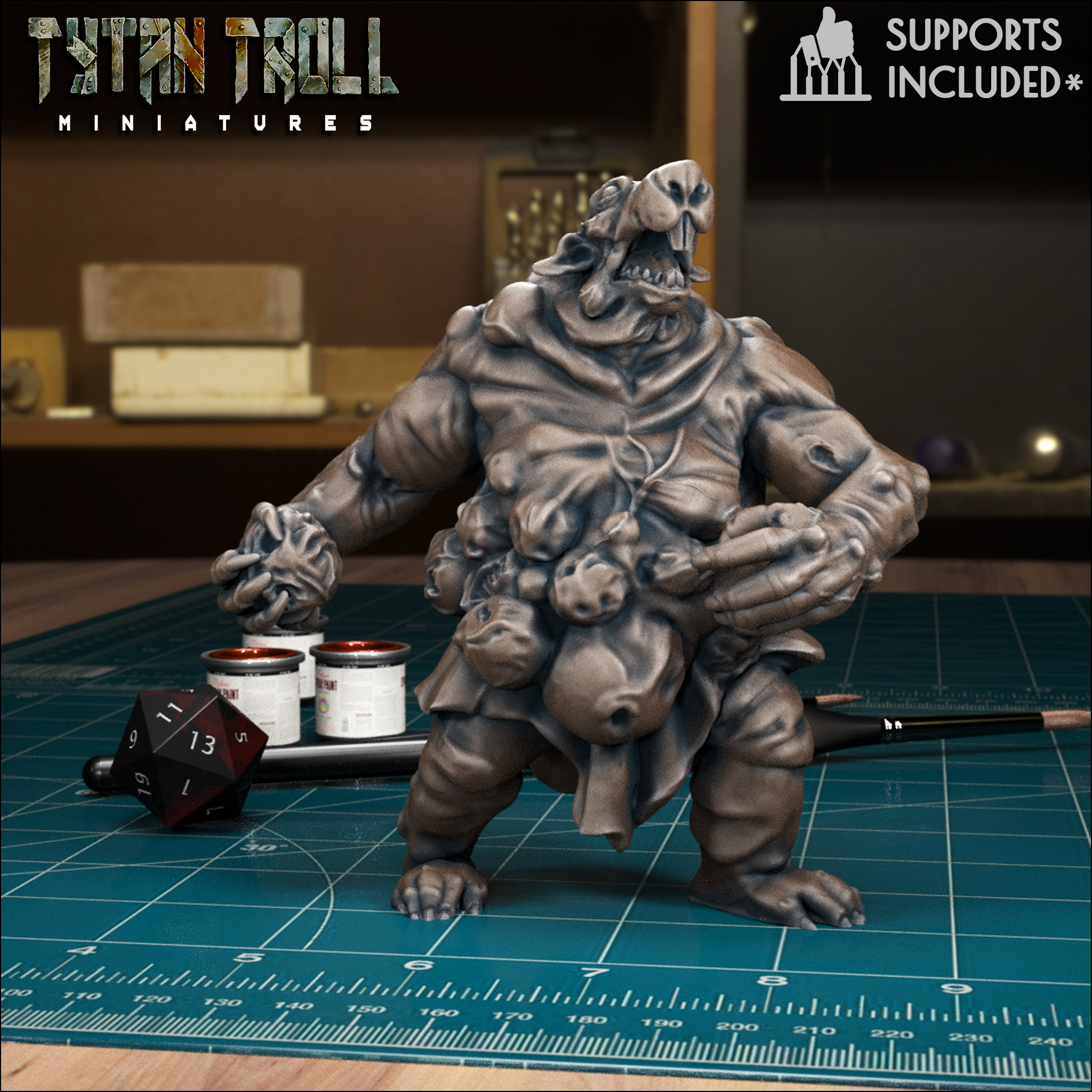 Plague Rat Ogre [Pre-Supported]