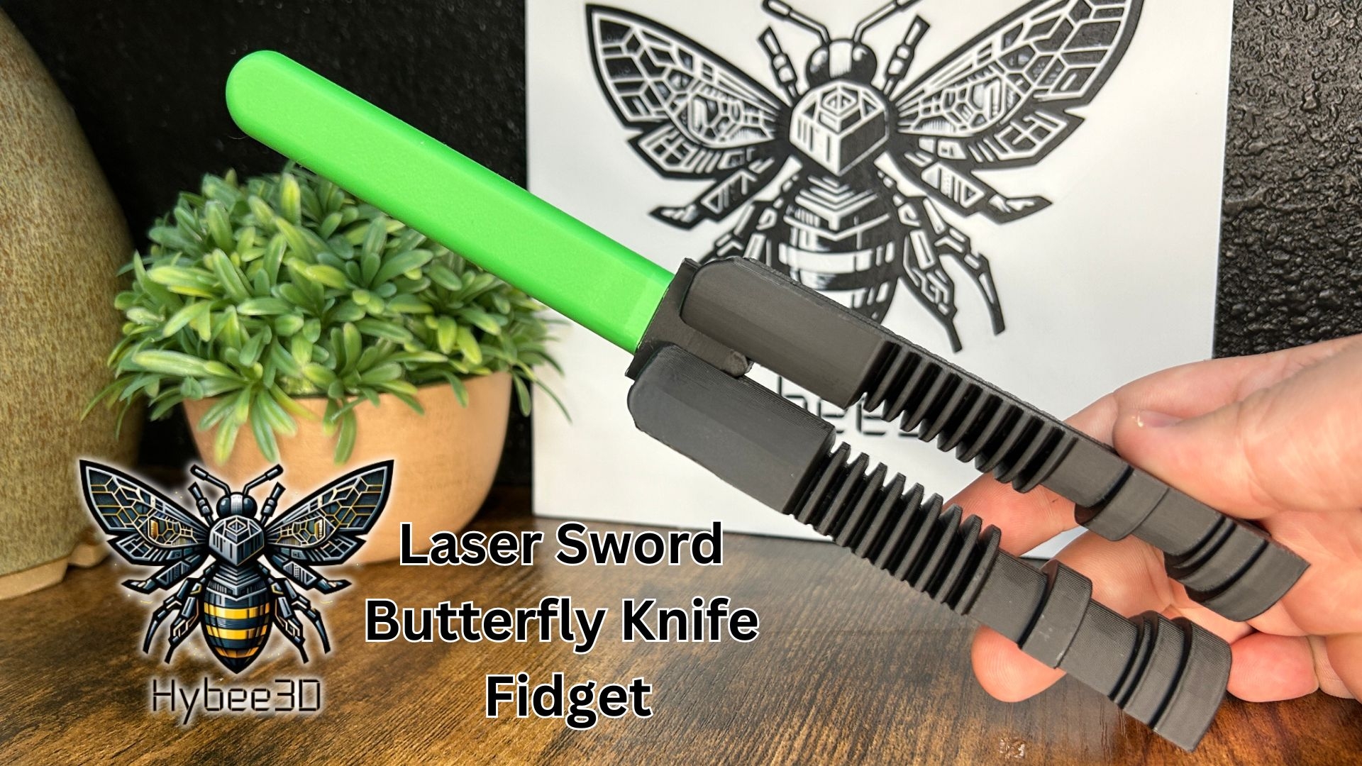 HyBee3D - Laser Sword Butterfly Knife
