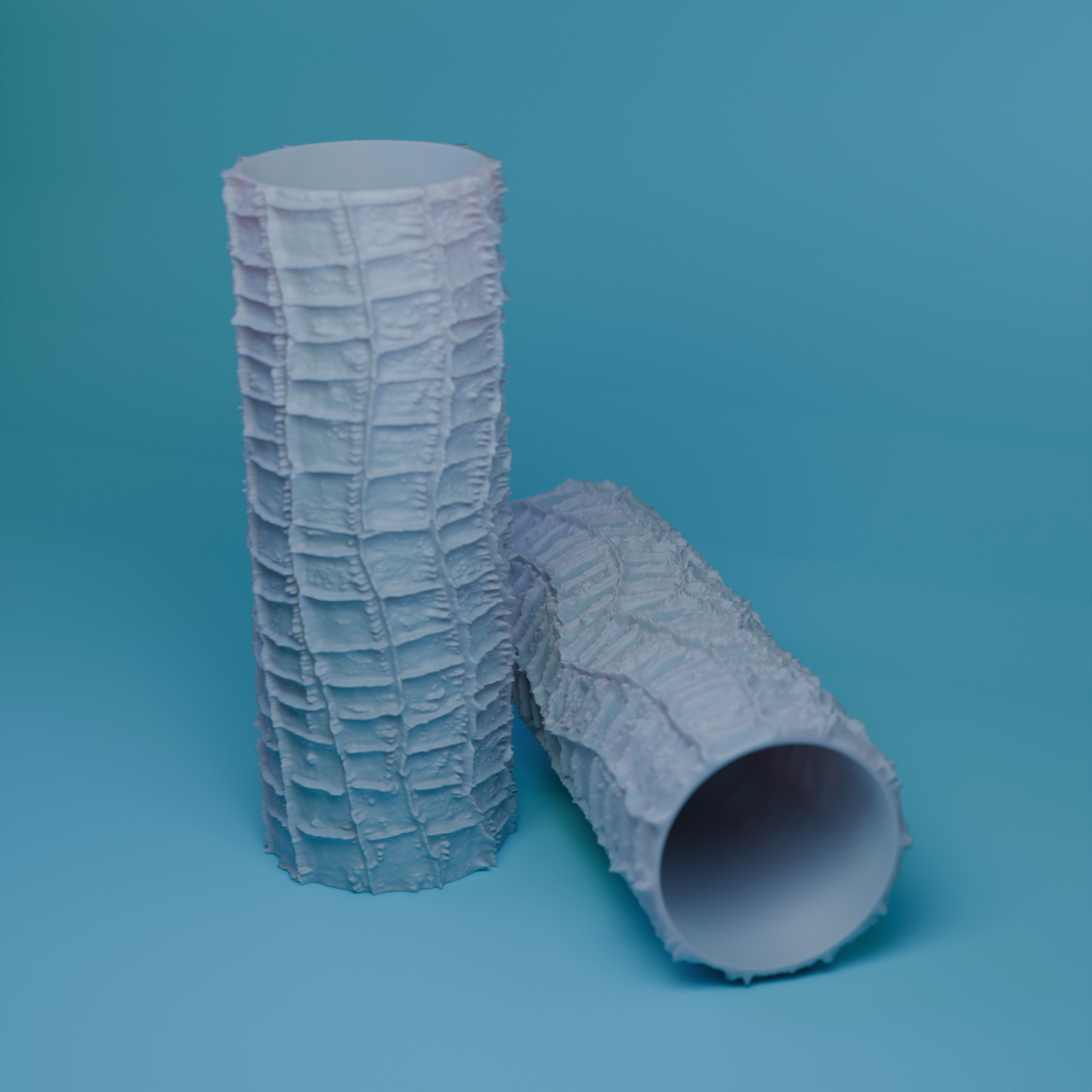 STL File - Snake Skin Texture Rolling Pin for Clay & Polymer - Ideal for Tabletop Scenery (DND, Warhammer)