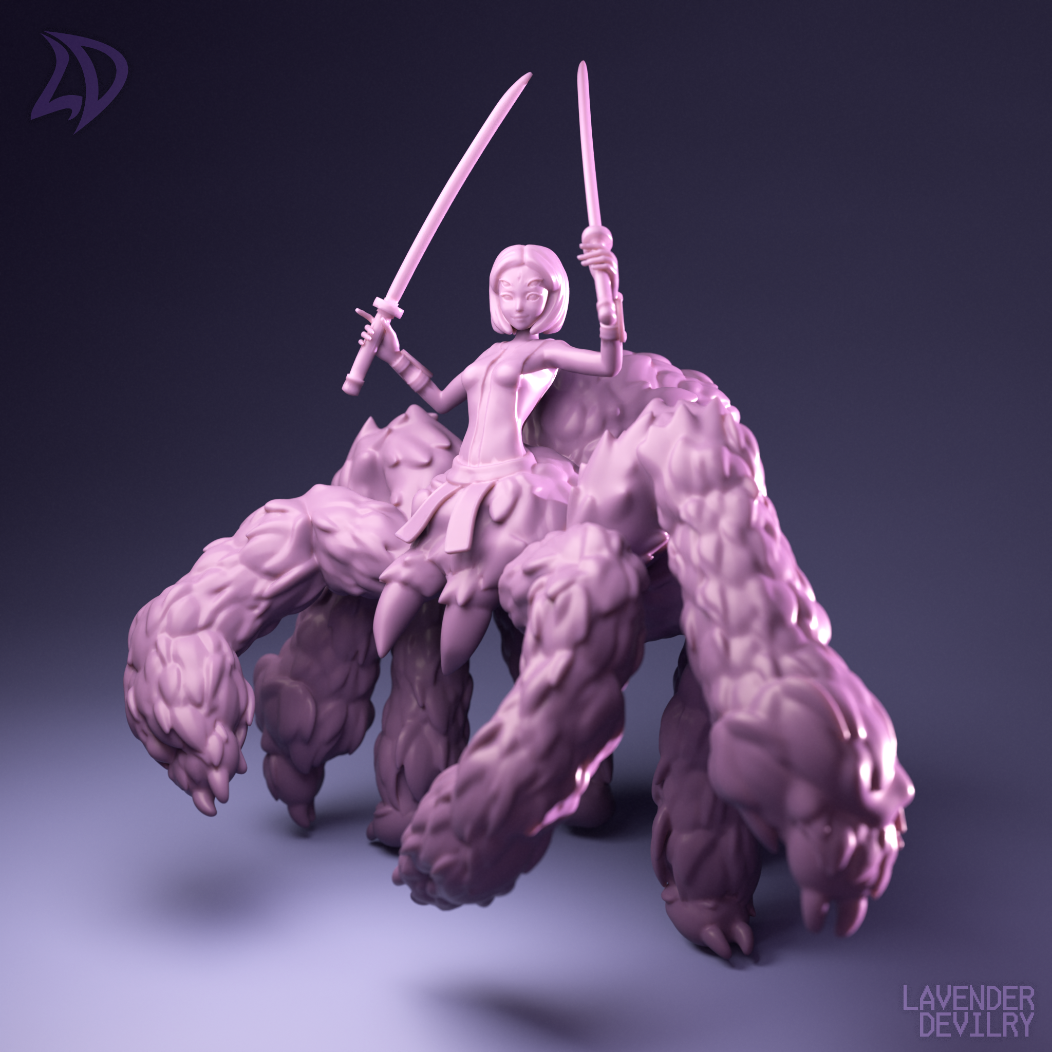 Nephilia Sciath, Fuzzy and fierce Arachne warrior