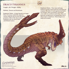 The Draco Tyrannus | 5e Stats Included 3D model