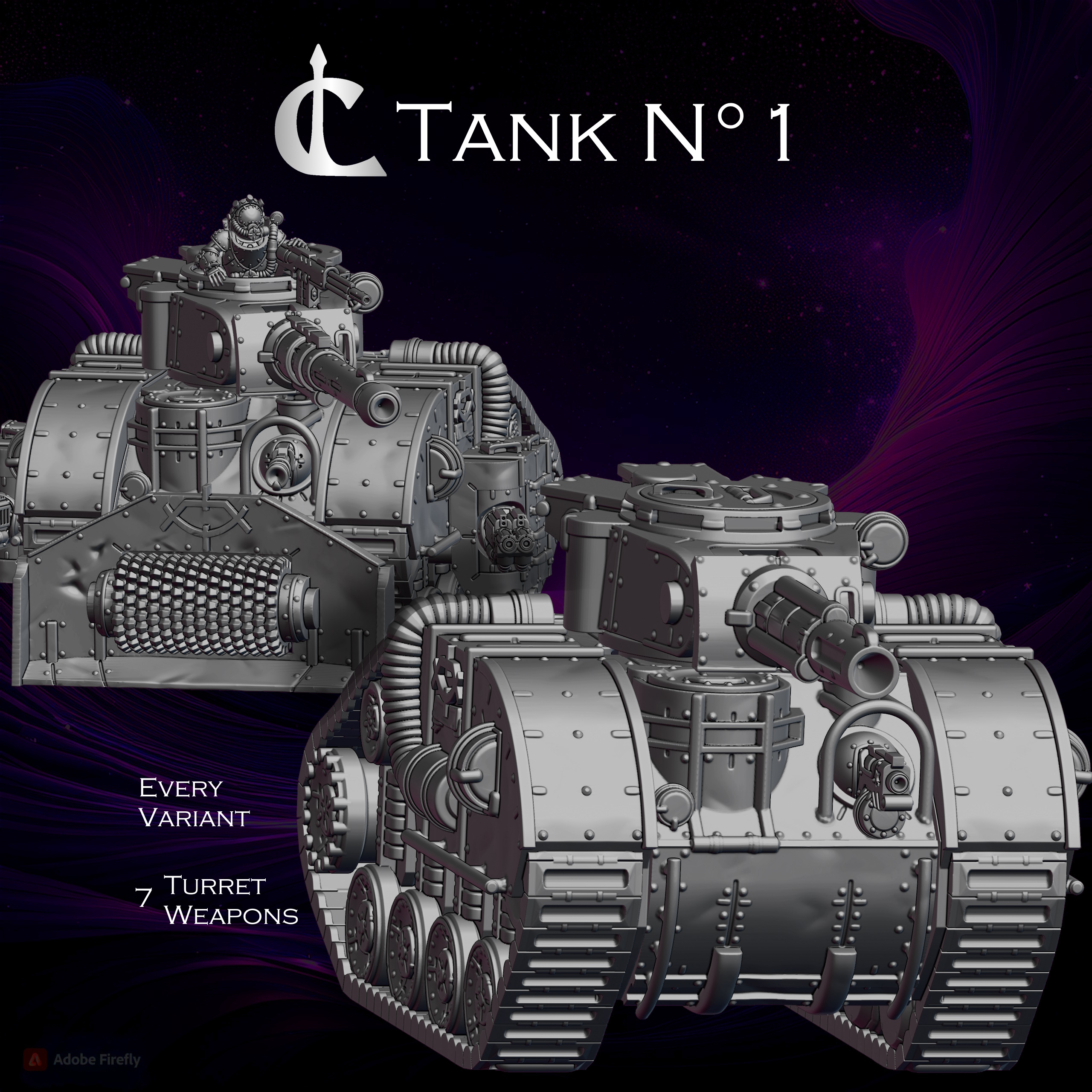 Tank N°1 - Presupported