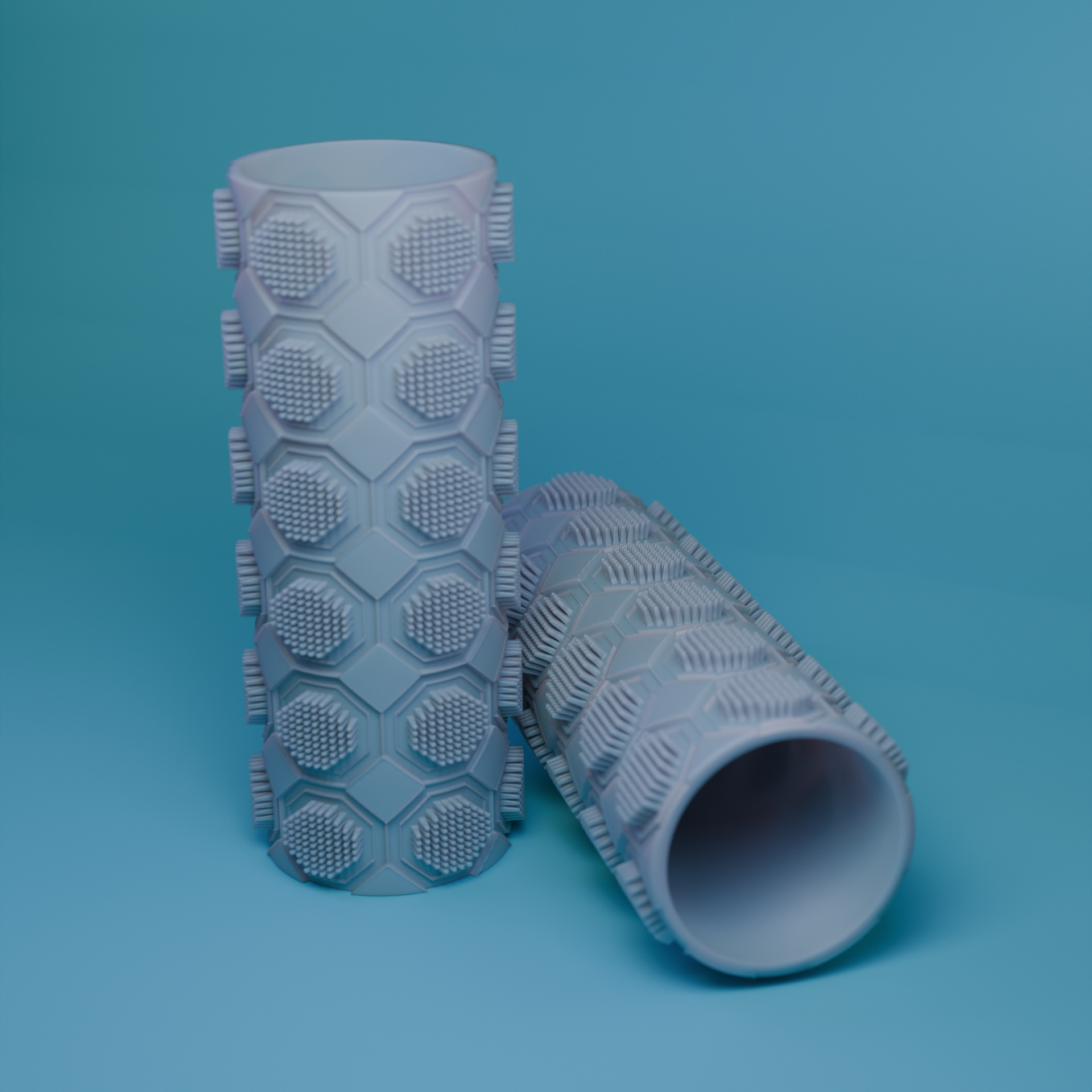 Texture Rolling Pin for Clay and Polymer - Perfect for Tabletop Game Scenery (DND, Warhammer)