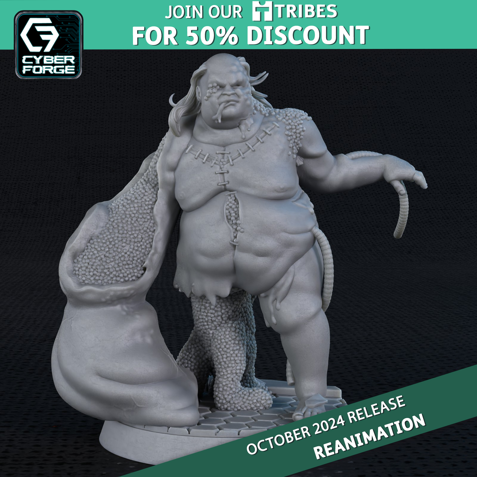 Nanobrute - Reanimation- Cyber Forge Miniatures October 2024
