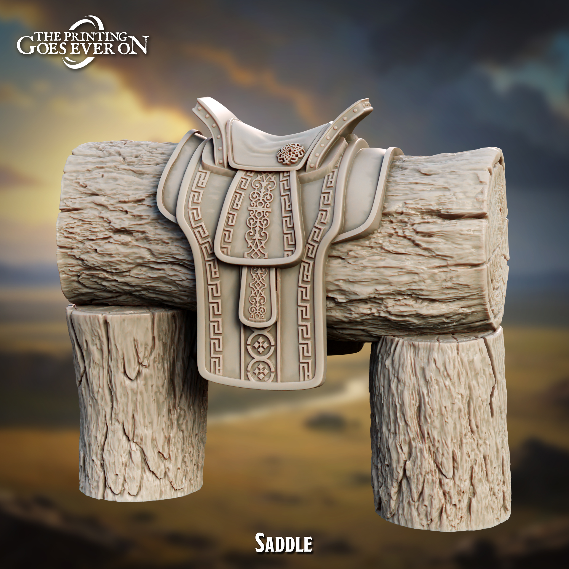 Saddle on Logs - Presupported
