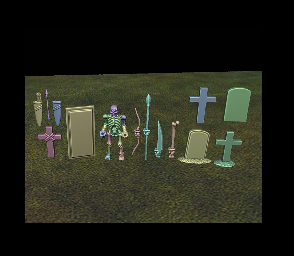 Scary Spooky Skeleton Builder