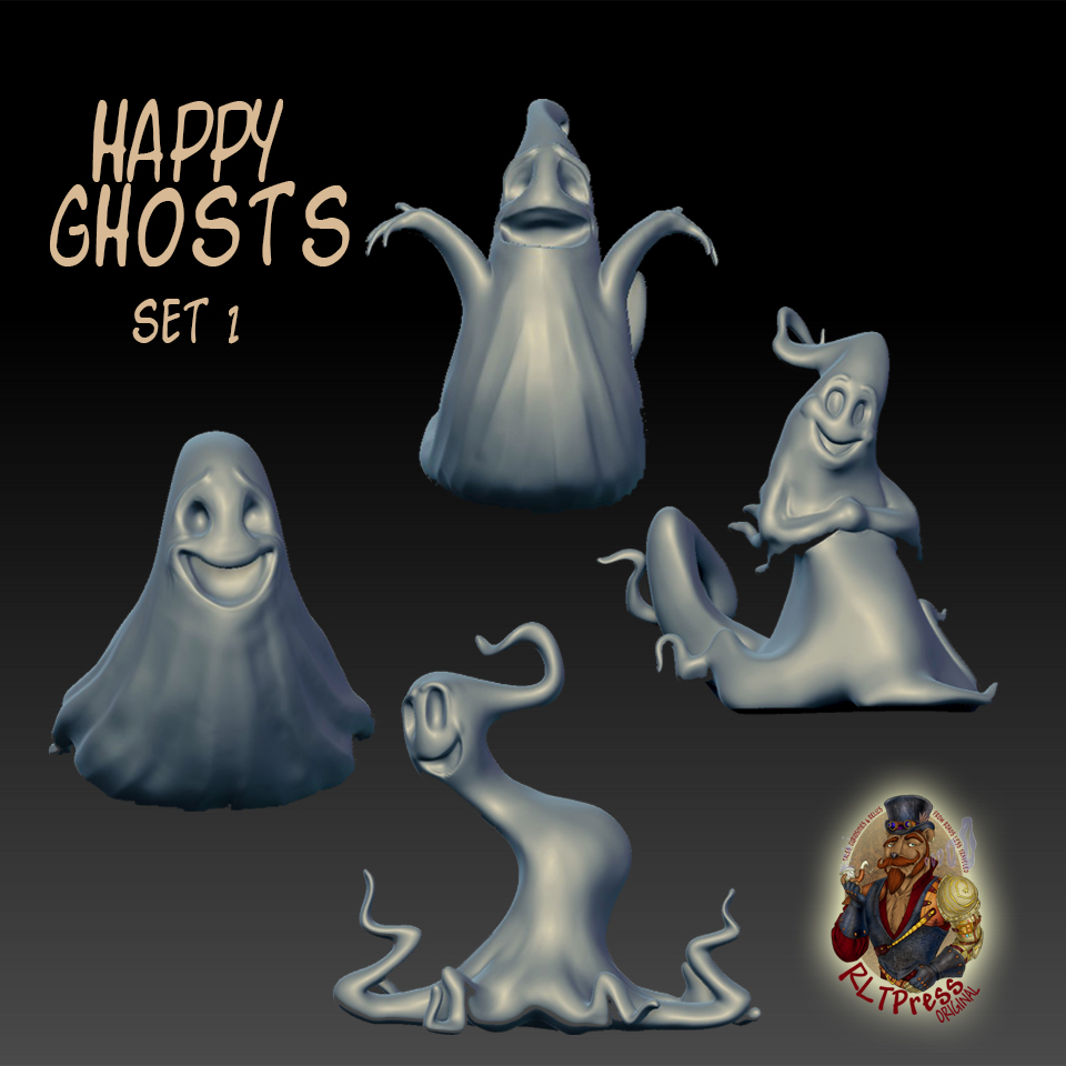Happy Ghosts Set 1