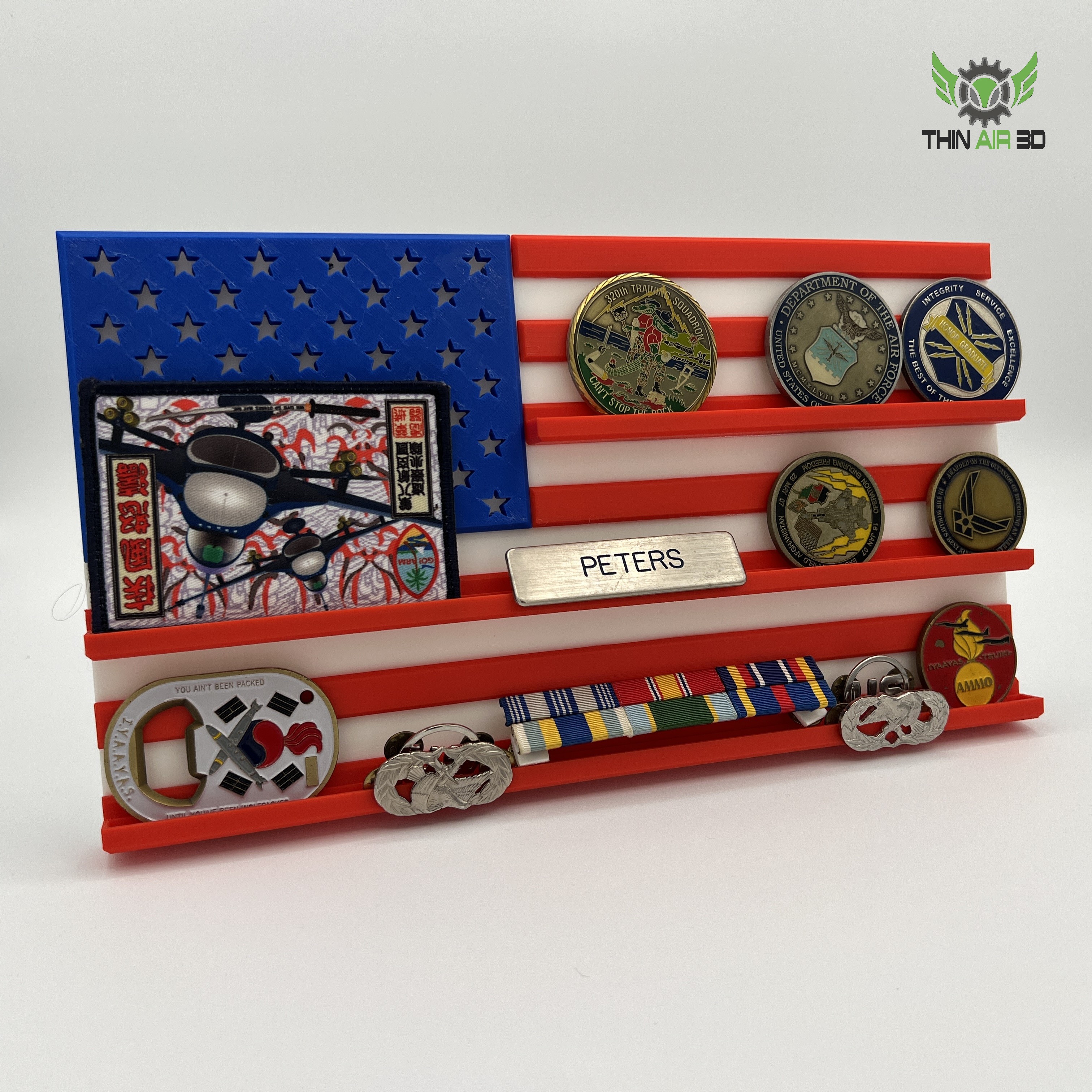 American Flag Coin Display