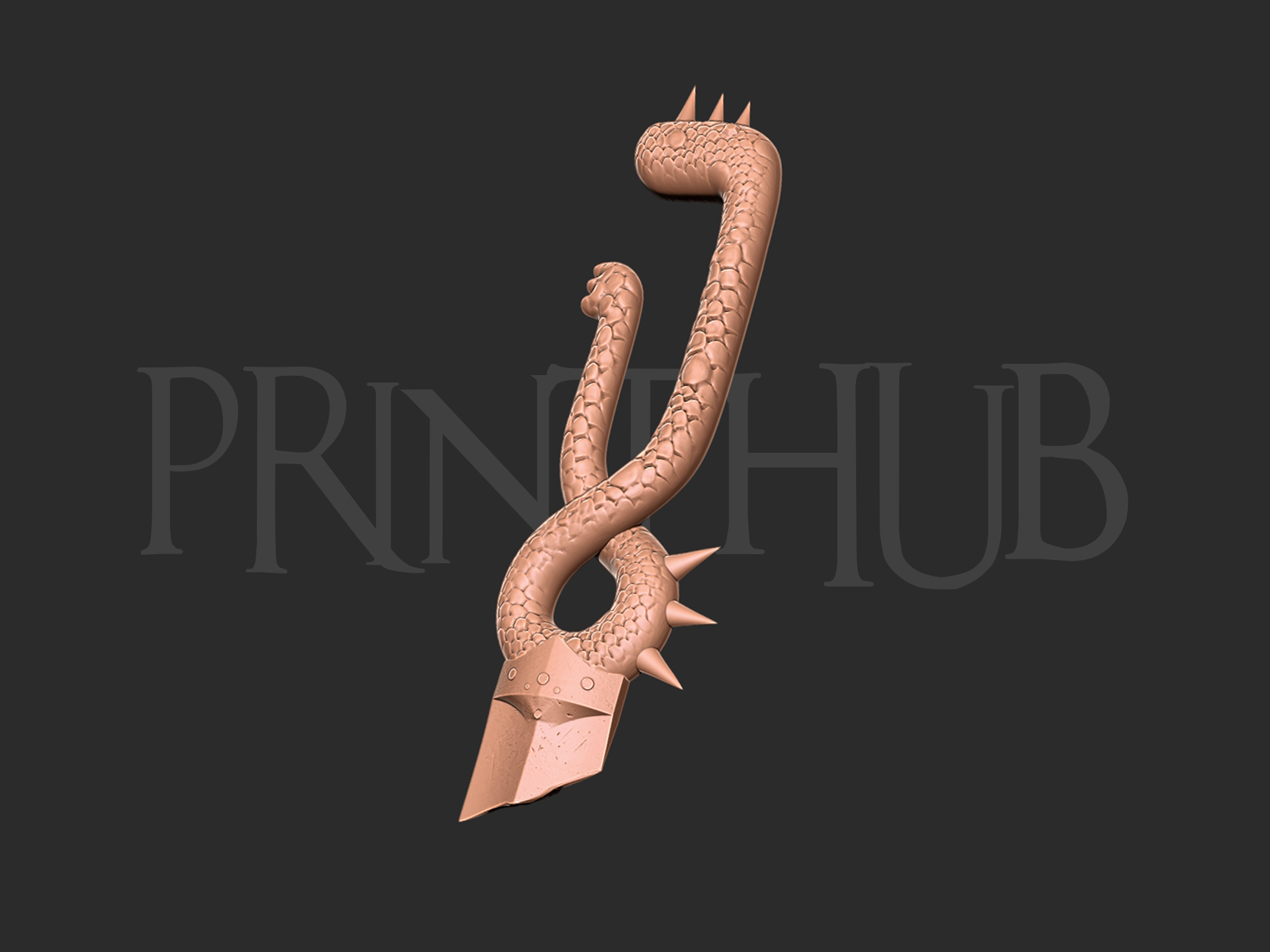 Meliodas Dragon handle Sword 3d print model