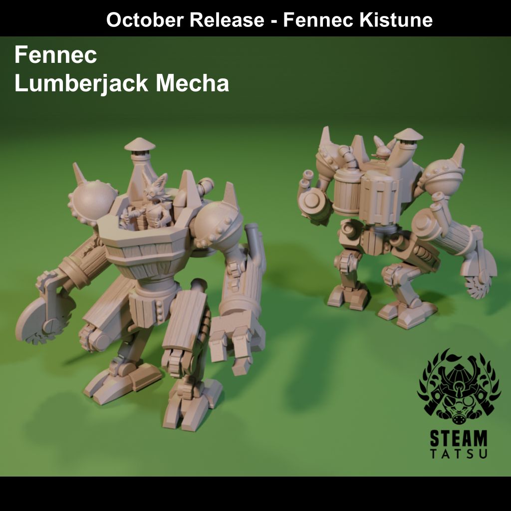 Fennec Kitsune - Lumberjack Mecha