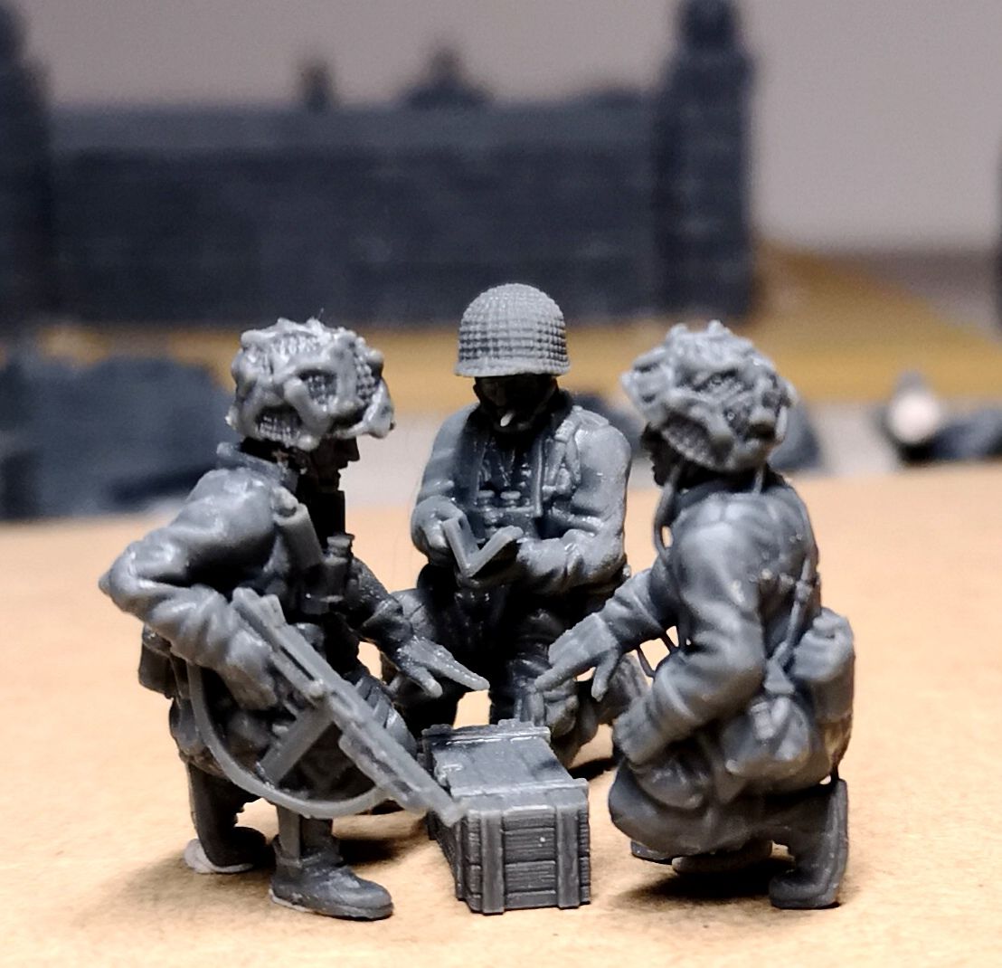 WW2 28mm US PARATROOPERS COMMAND GROUP 2