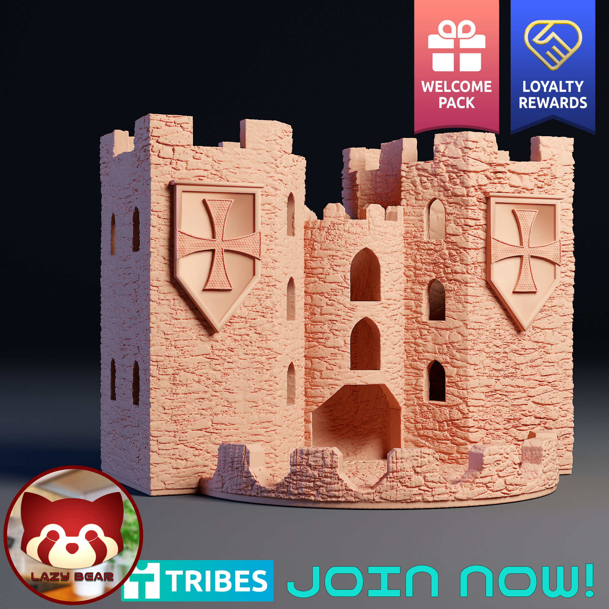 Templar Castle Dice Tower