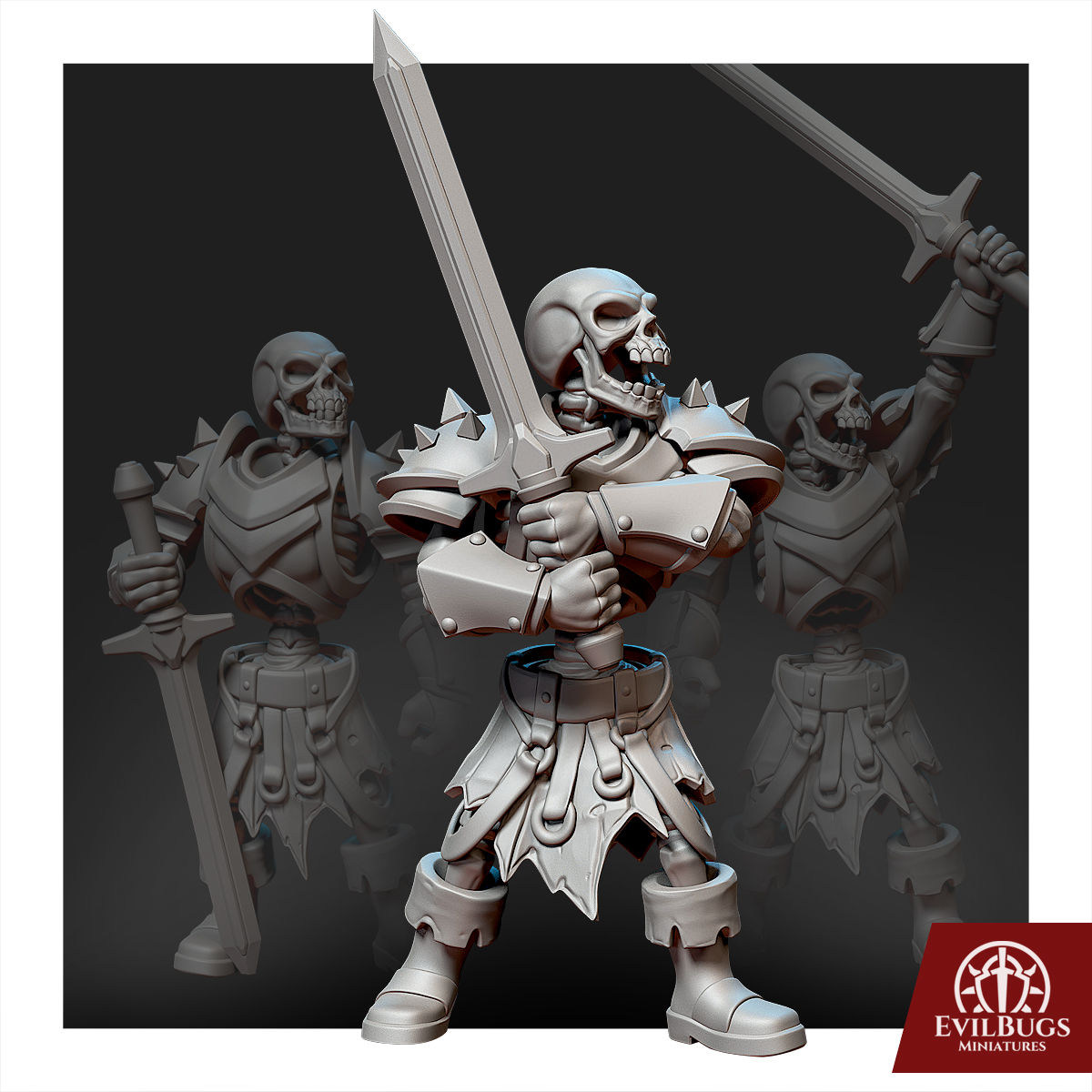 Skeleton Warrior 28mm/32mm/54mm