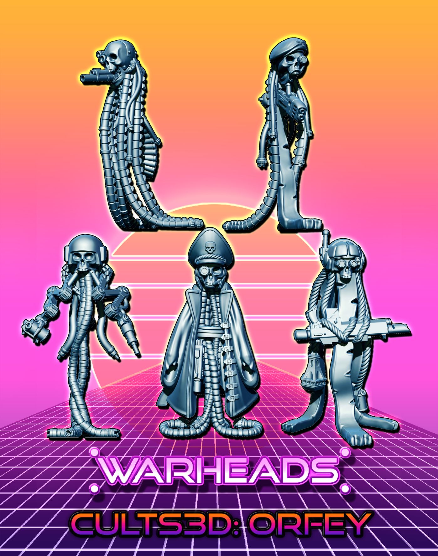 Military Mechanical Decapitated Heads!