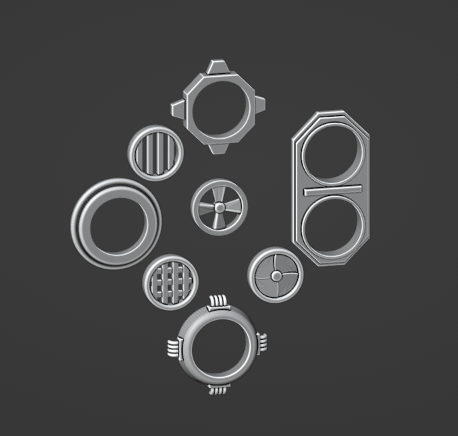 Science Fiction Greeble Four
