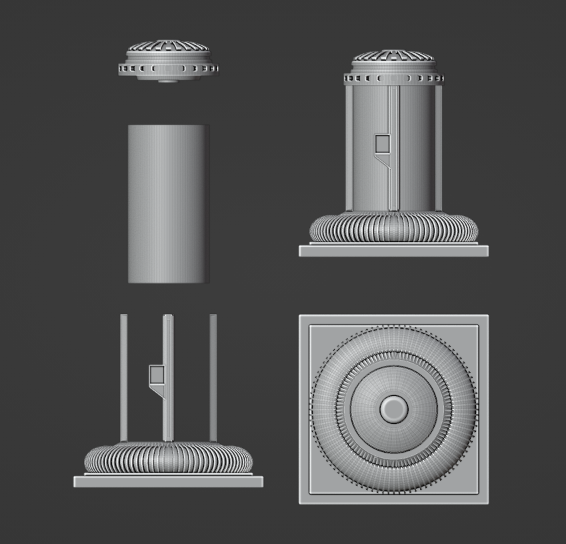 Science Fiction Containment Tube