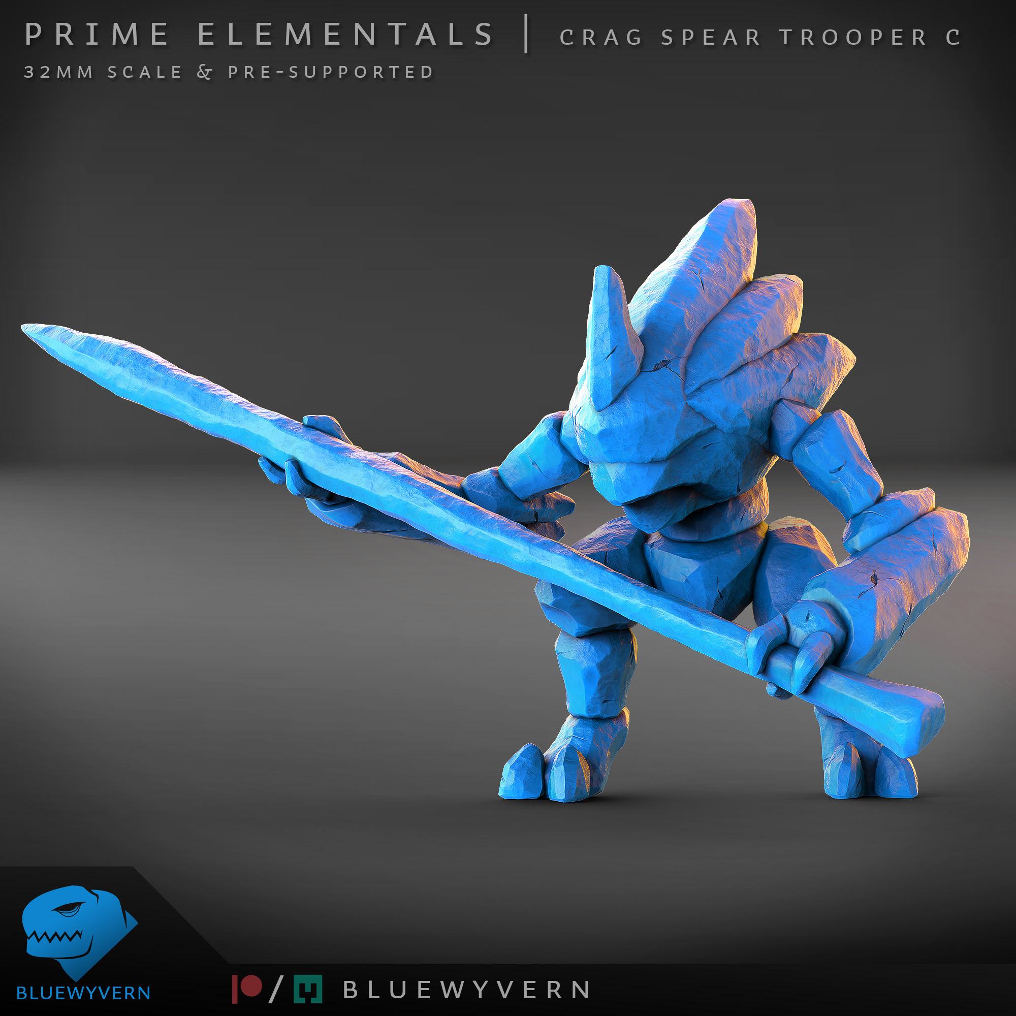 Prime Elementals - Crag Spear Trooper C