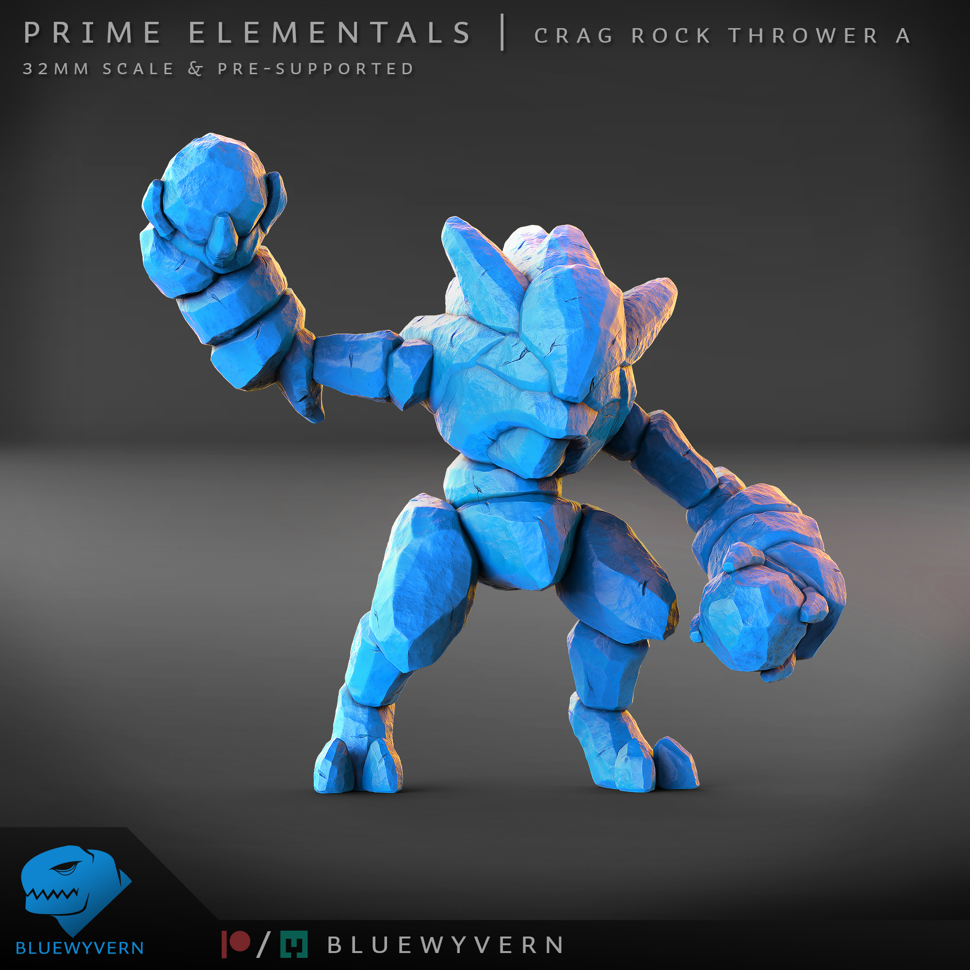 Prime Elementals - Crag Rock Thrower A