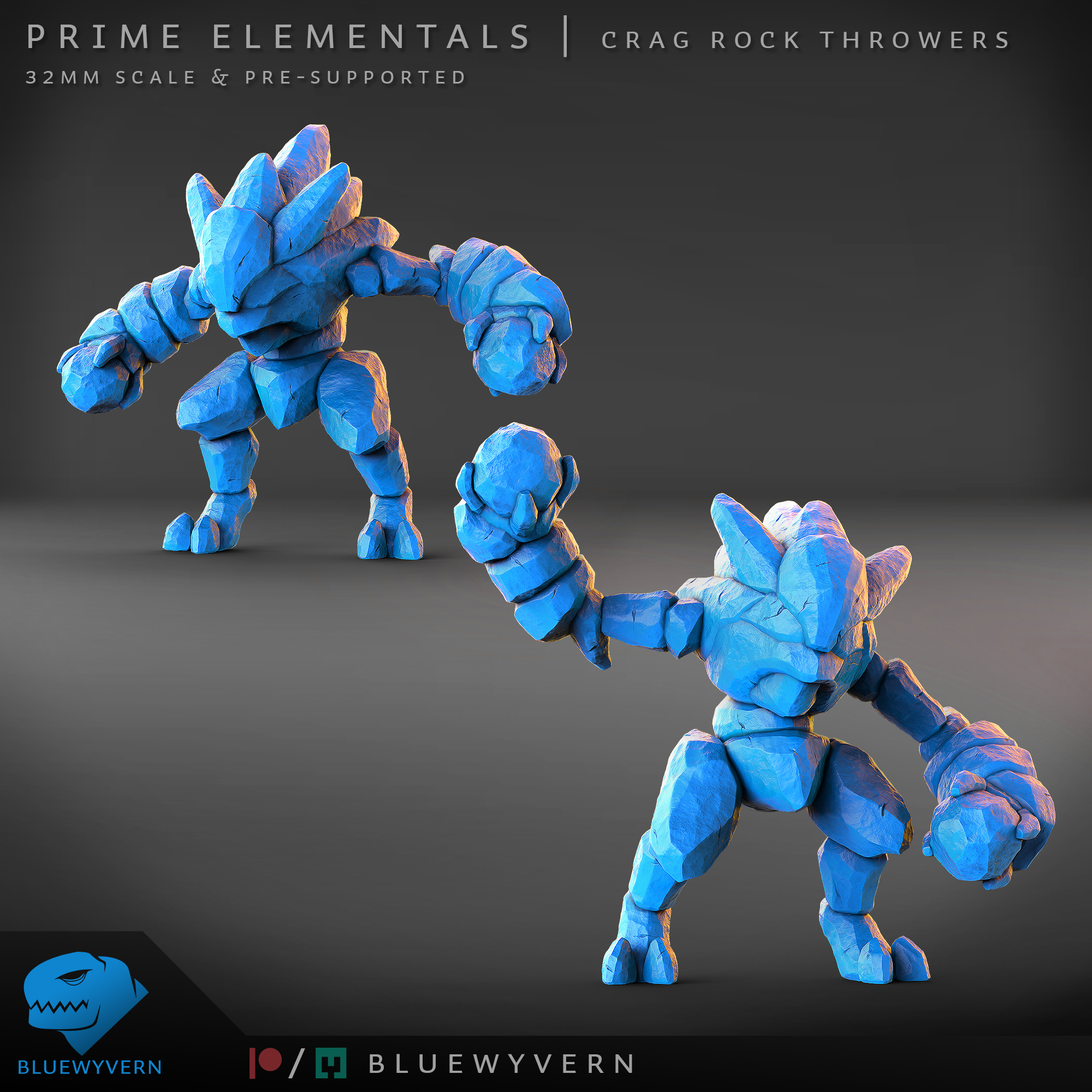 Prime Elementals - Crag Rock Throwers