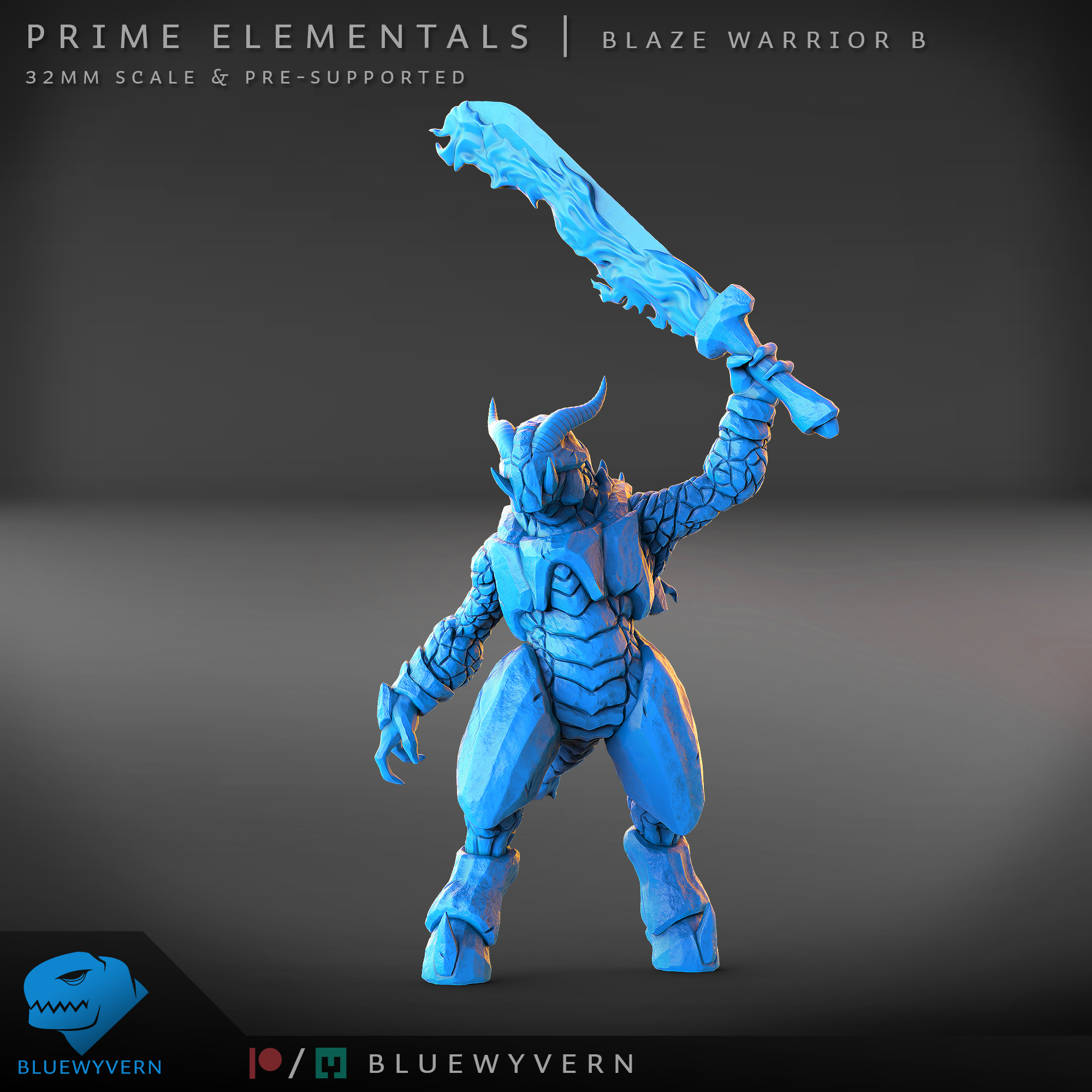 Prime Elementals - Blaze Warrior B