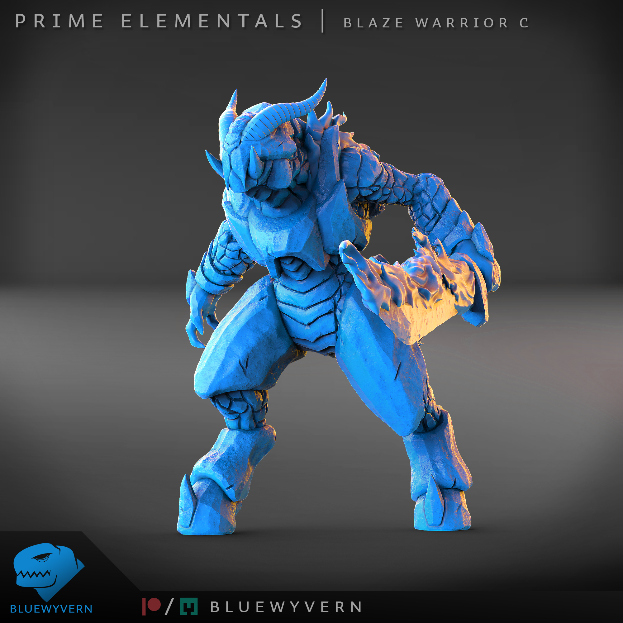 Prime Elementals - Blaze Warrior C