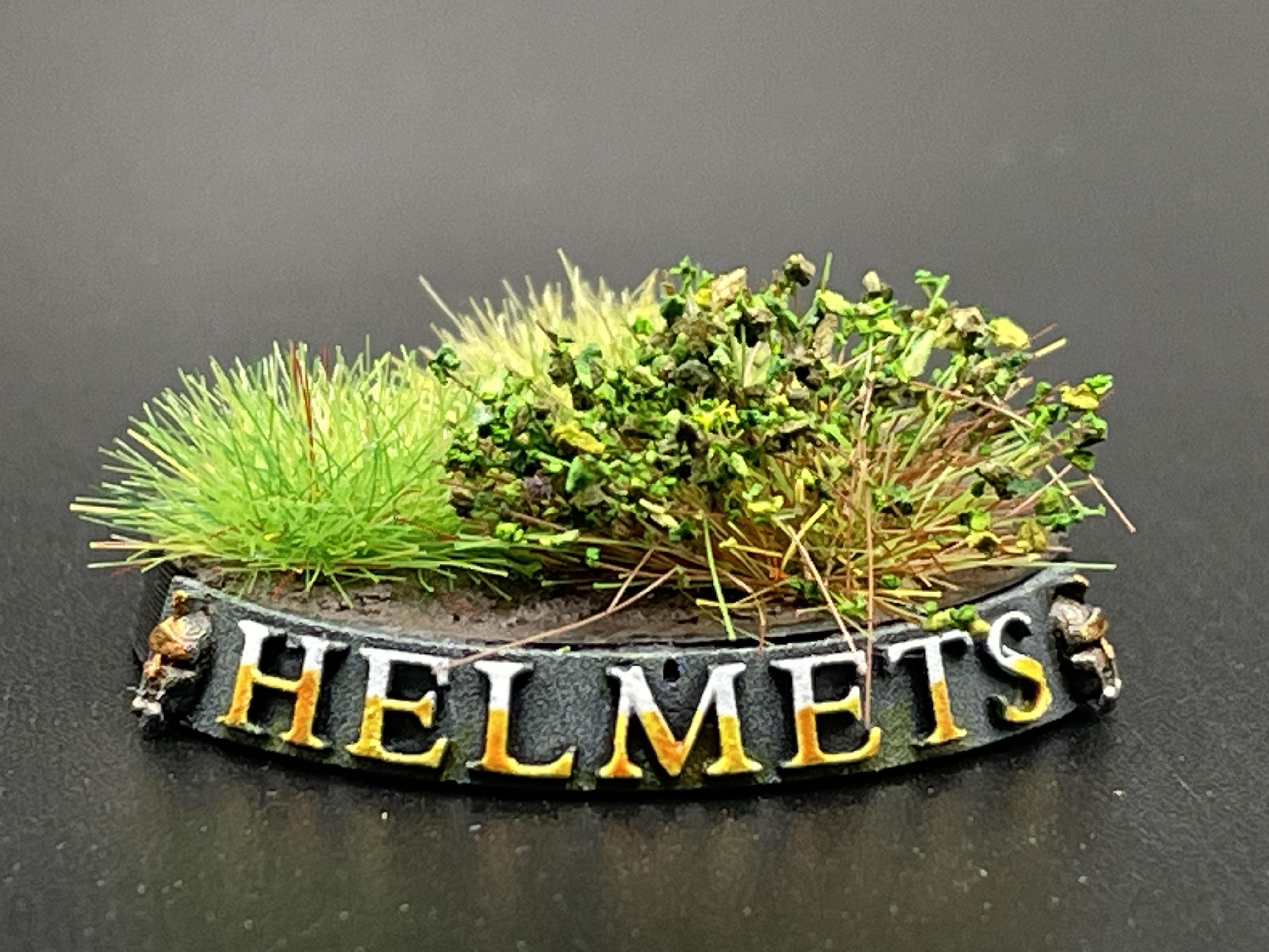 Helmet / Gladiator Motif Name Plate Builder