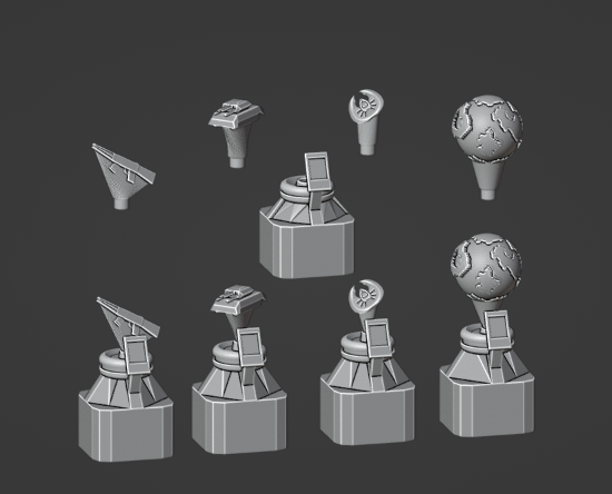 Science Fiction Data Point Objective Markers