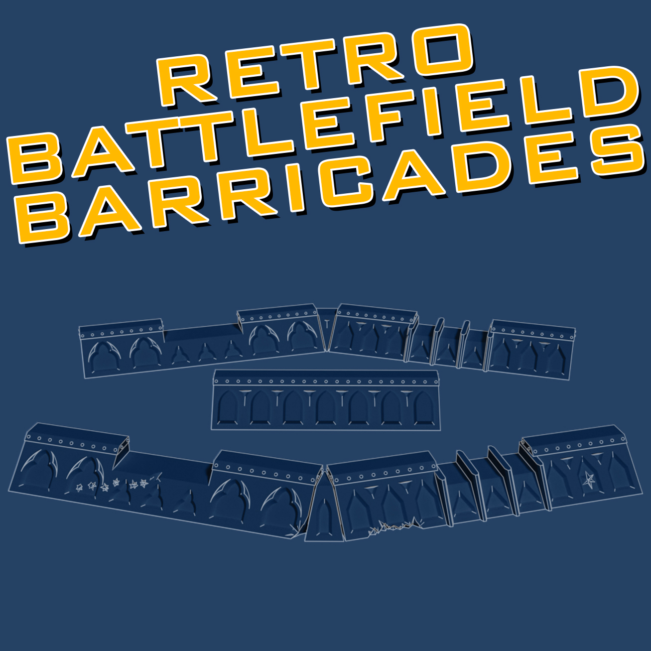 Retro Battlefield Barricades