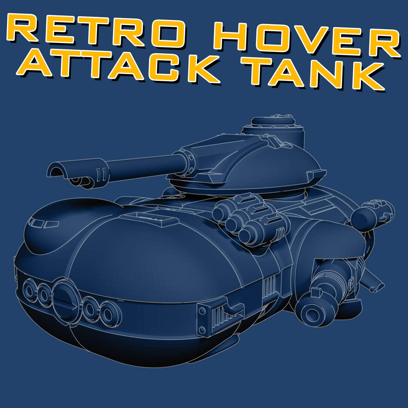 Retro Hover Attack Tank