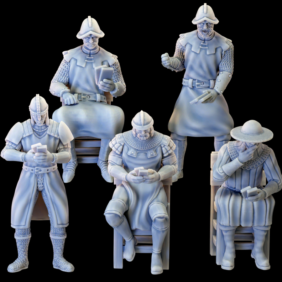 Guards Playing Poker - Guards and Generals Kickstarter