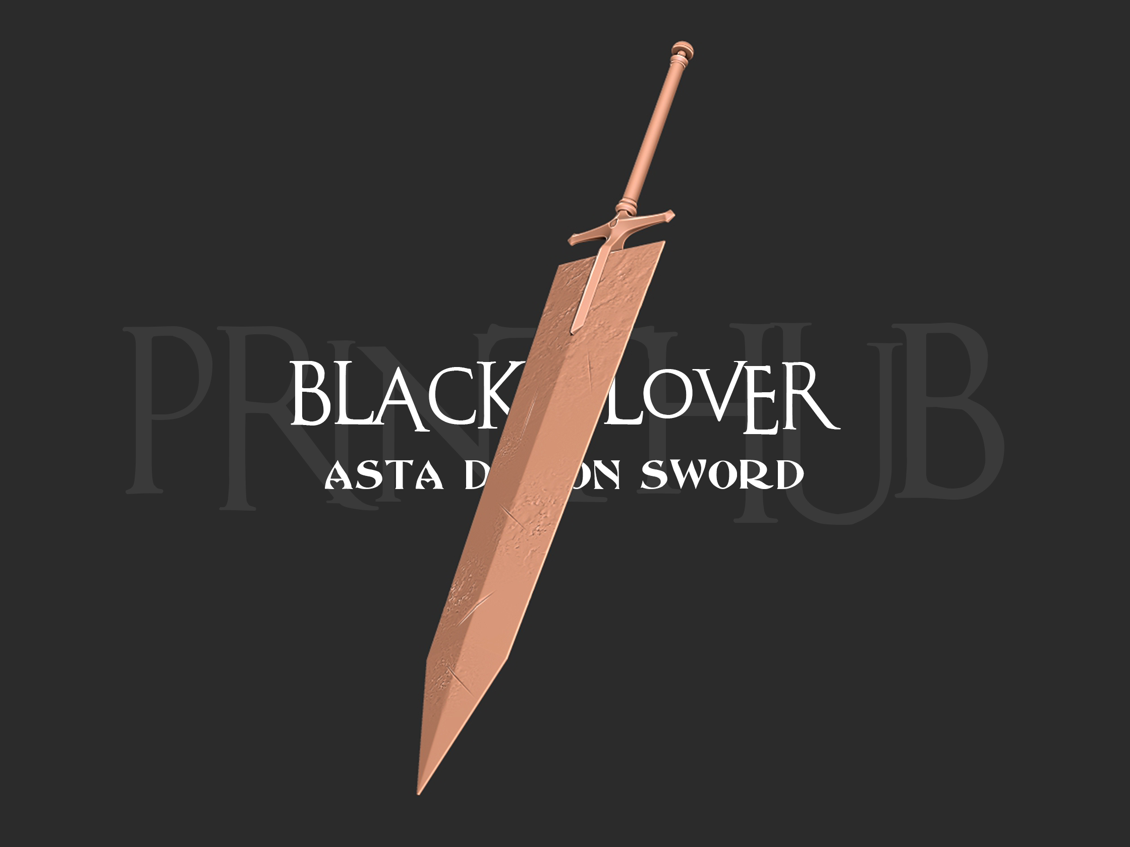 Asta Demon Slayer Sword for cosplay prop