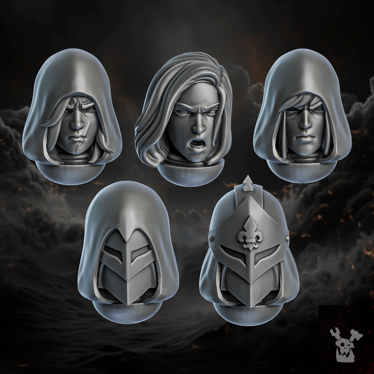 Sisters of Minor Guilt Heads Set