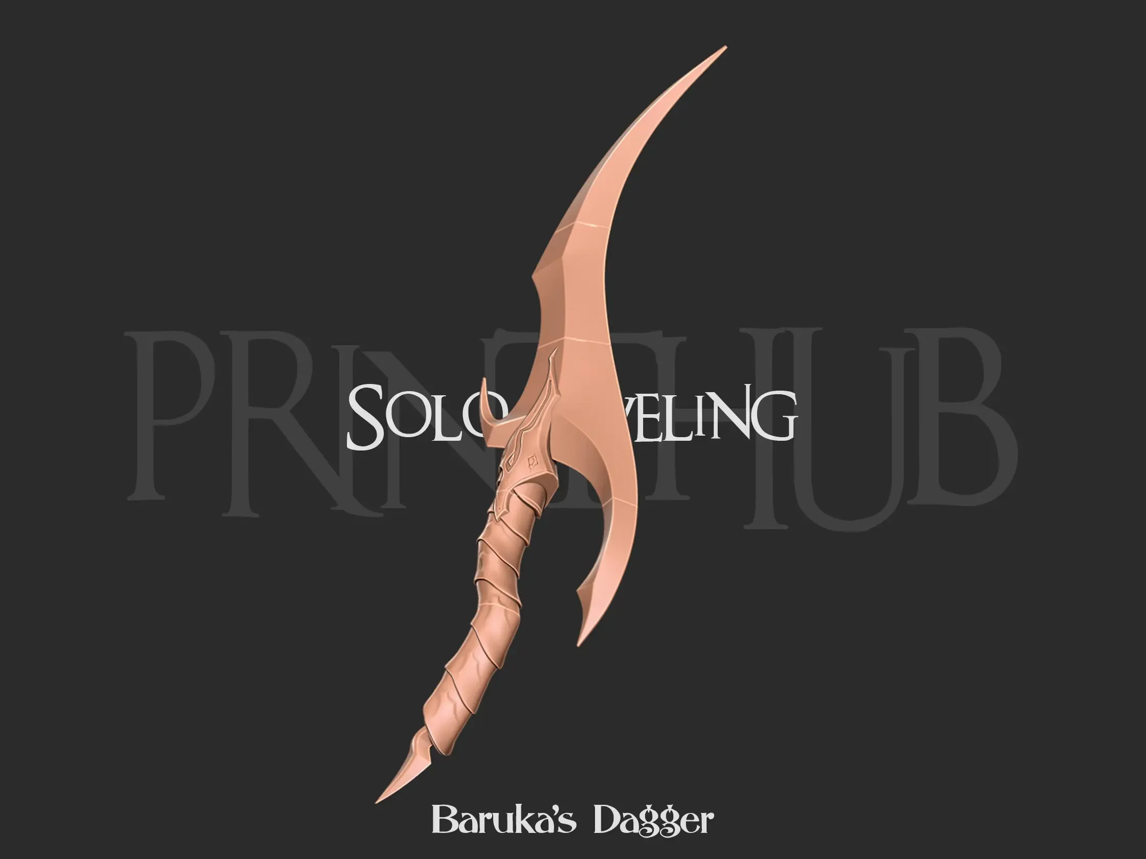 Baruka's Dagger Weapon Cosplay prop