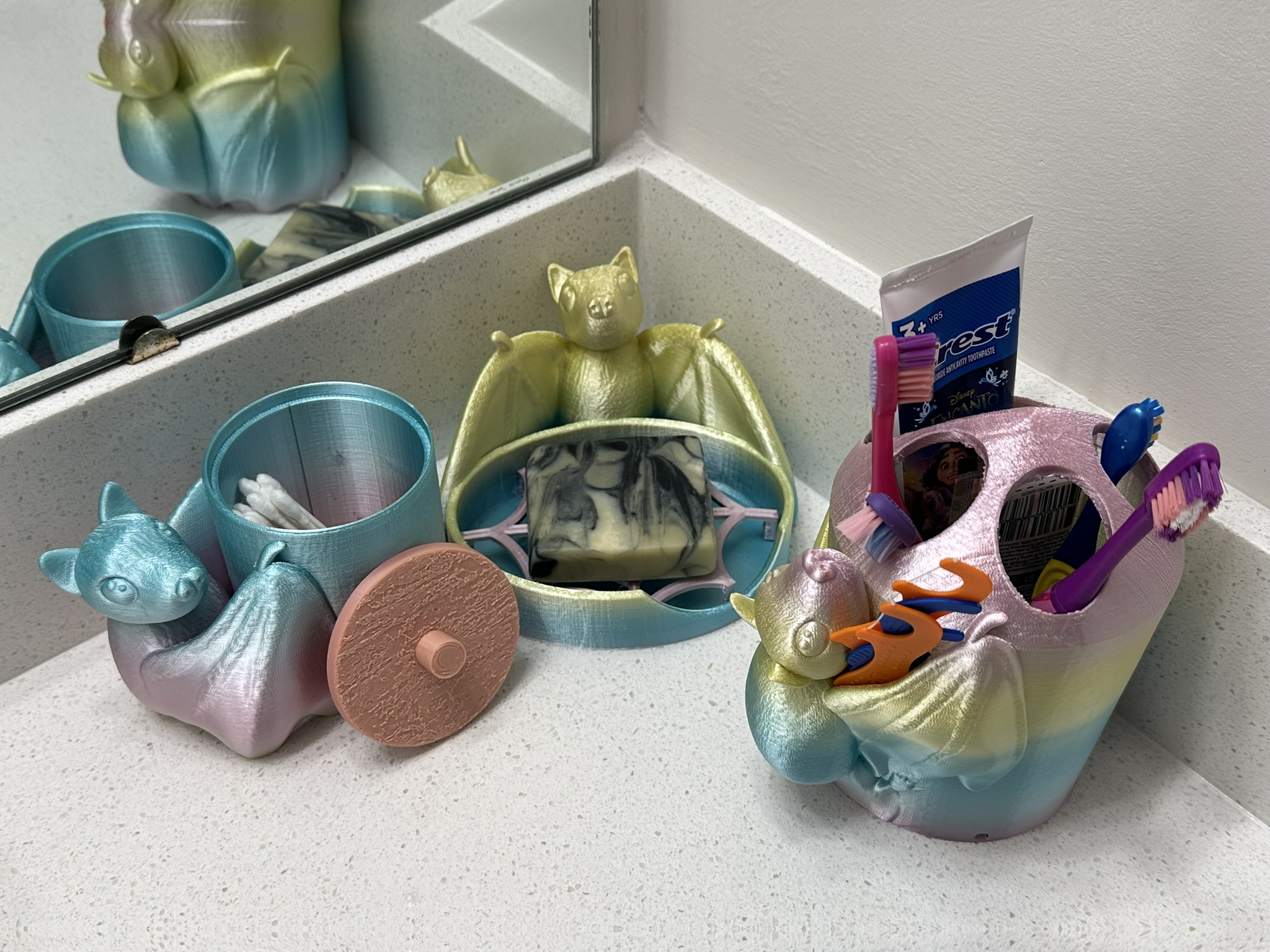 Baby Fruit Bat Toiletry Holders