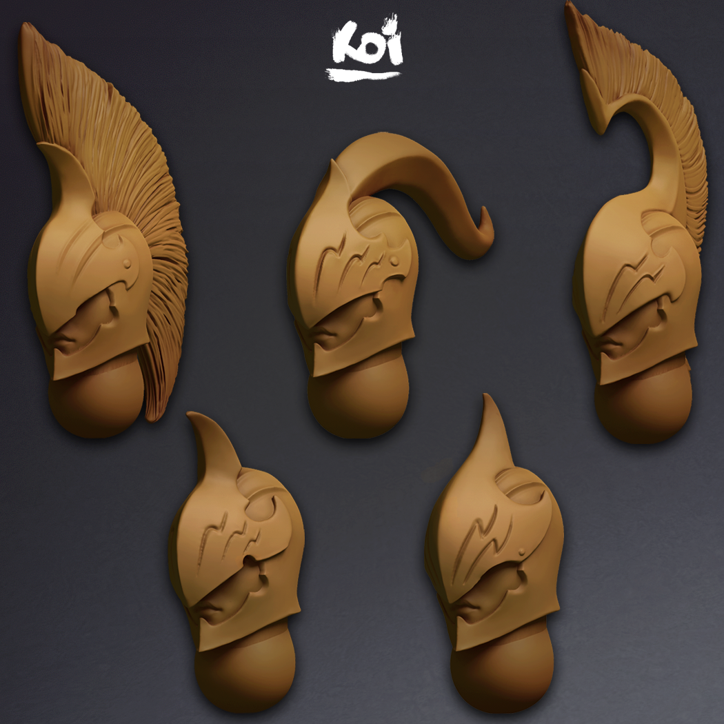 Falcons - Miniature heads
