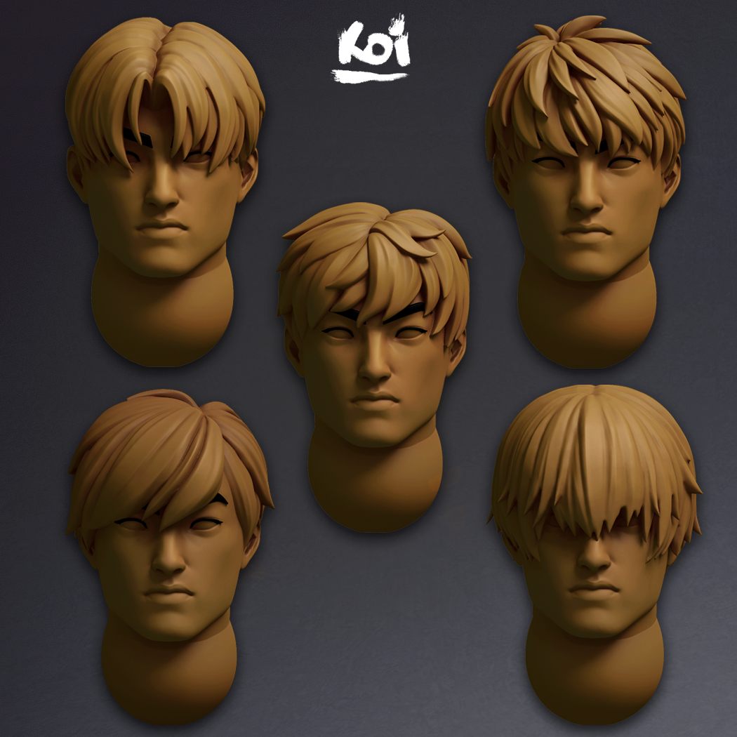 Jade Talons - Miniature heads