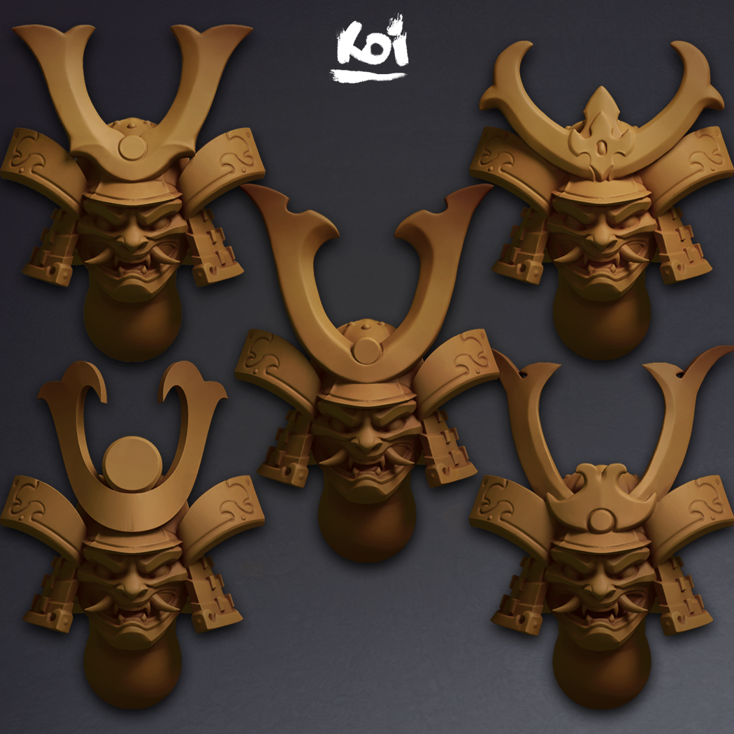 Spirits of Vengeance - Miniature heads