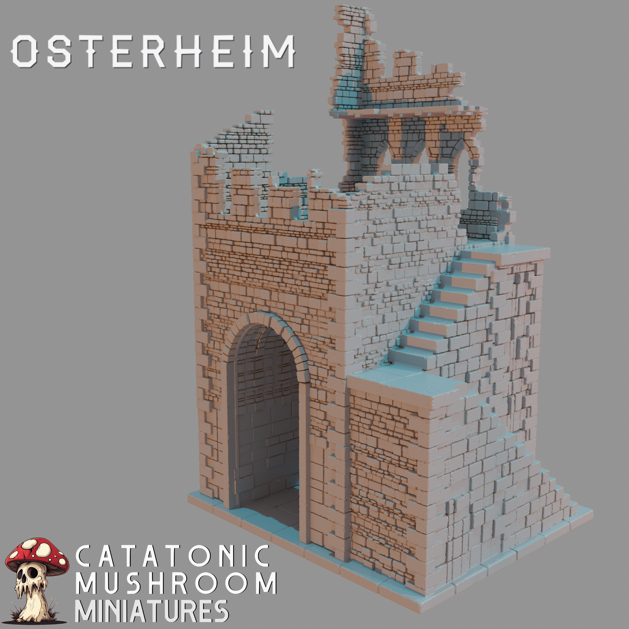 OSTERHEIM - Ruined Stone Tower With Archway