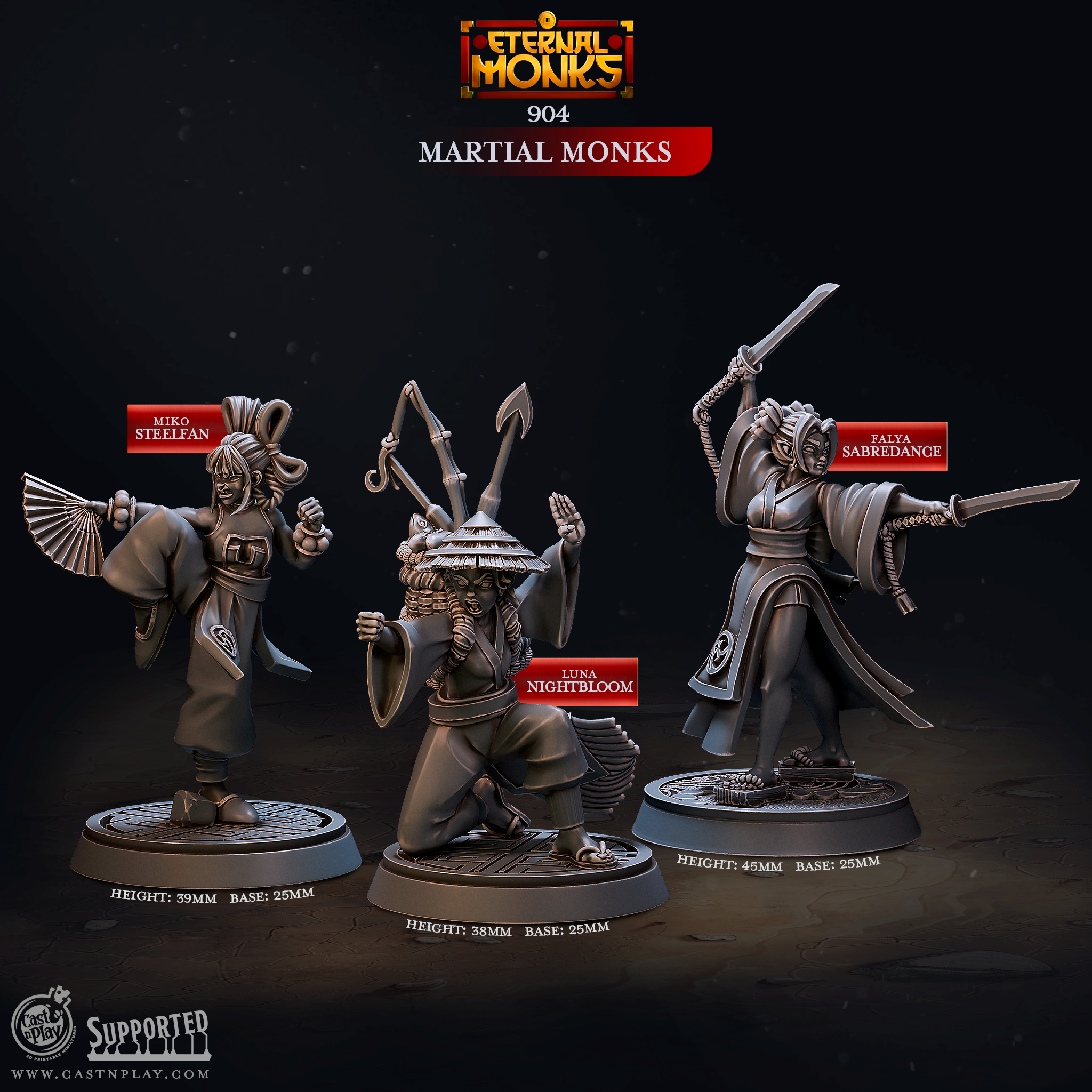 Martial Monks (Pre-Supported) | Cast n Play